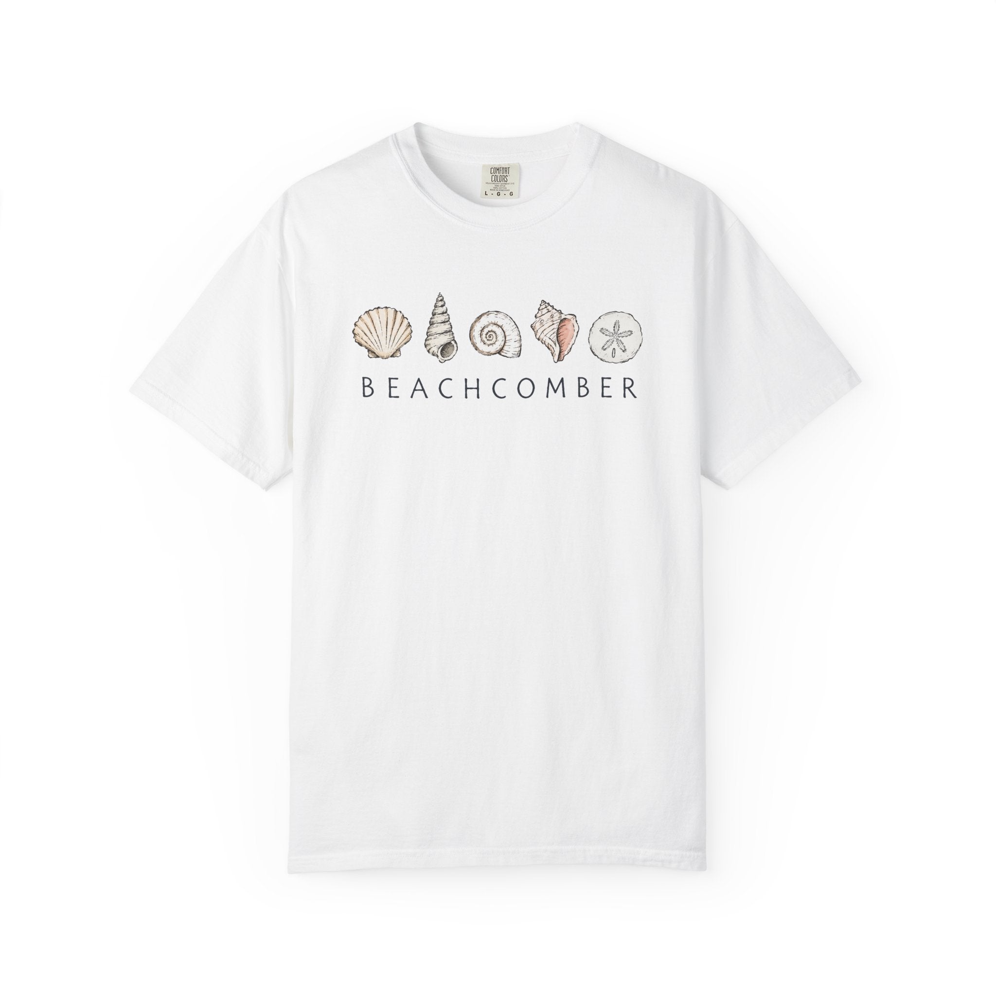 Beachcomber Shells T-Shirt — Coastal Seashell Graphic Tee