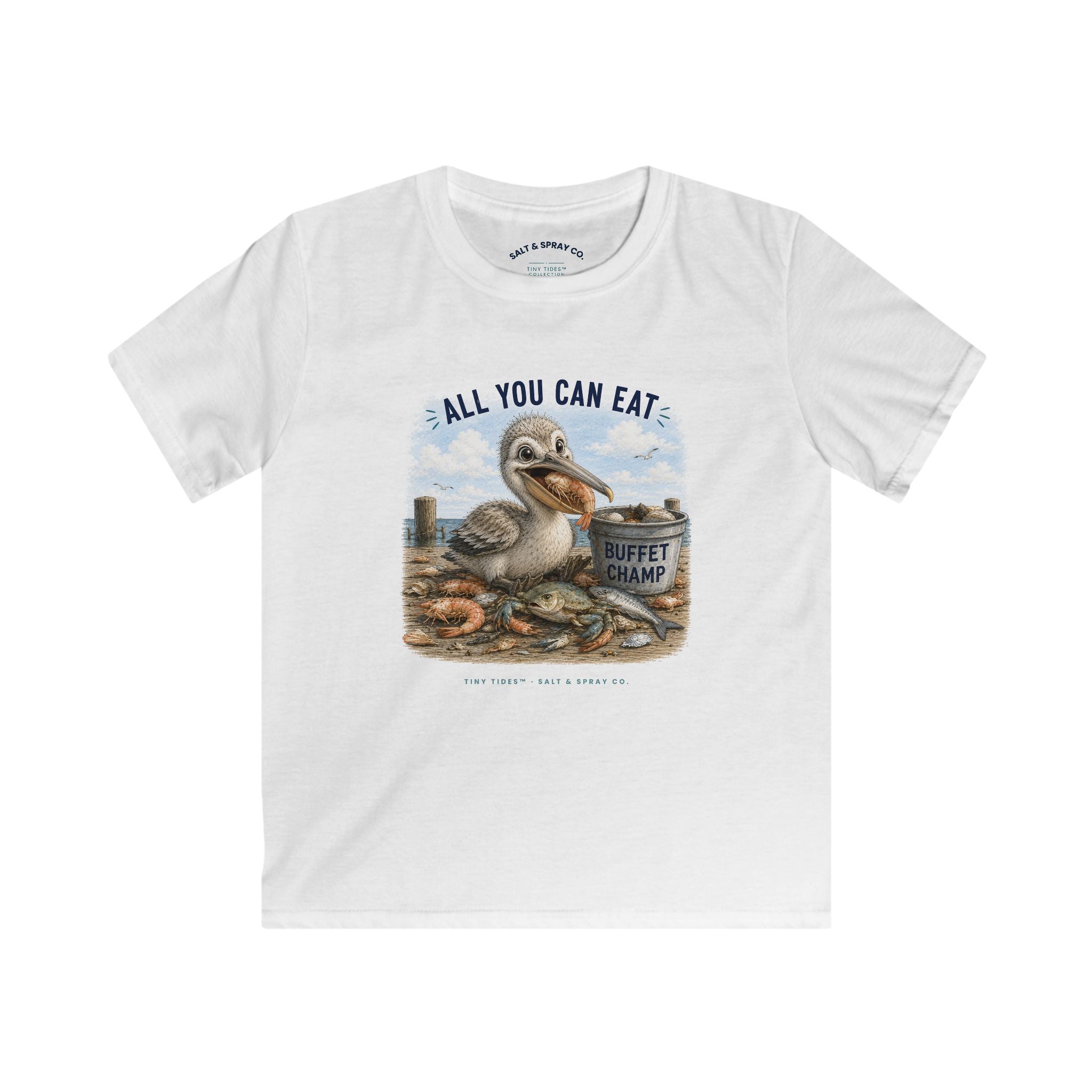 Kids Tee – All You Can Eat | Tiny Tides™ Collection | Salt & Spray Co.