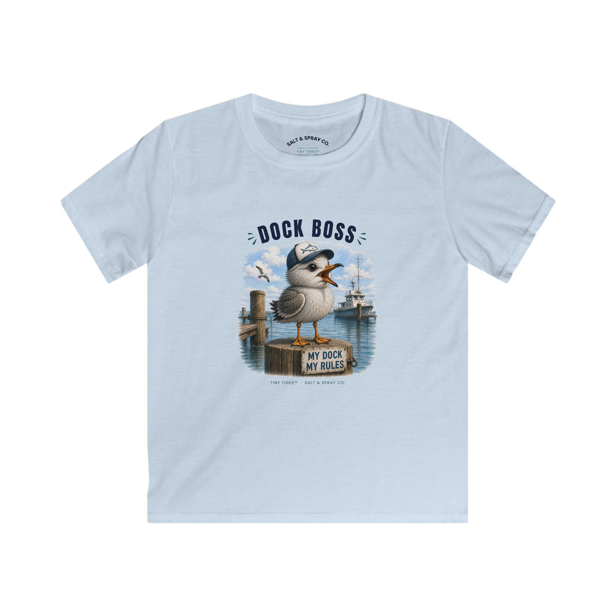 Kids Tee -- Dock Boss | Tiny Tides™ Collection | Salt & Spray Co.