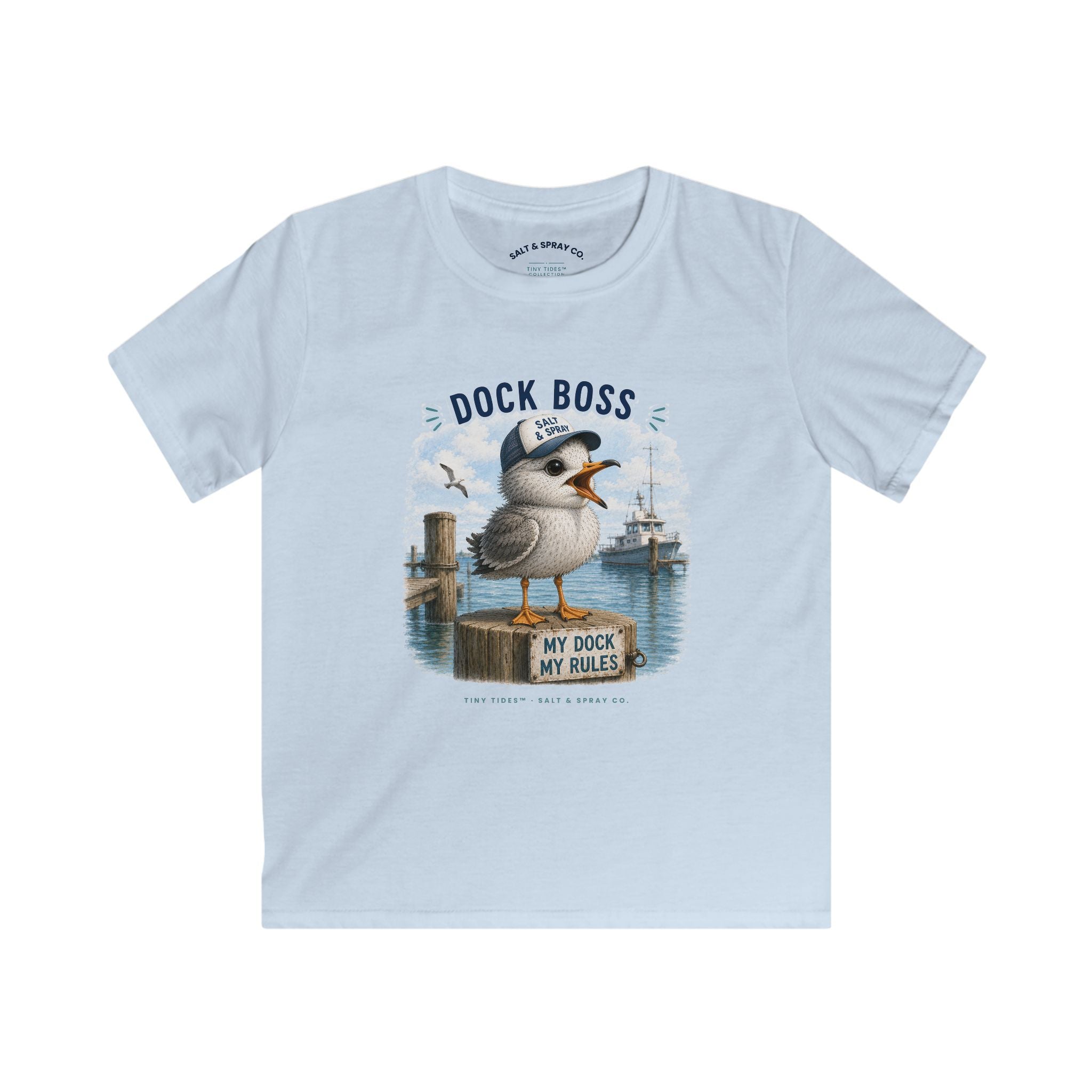 Kid Tee -- Dock Boss | Tiny Tides™ Collection | Salt & Spray Co.