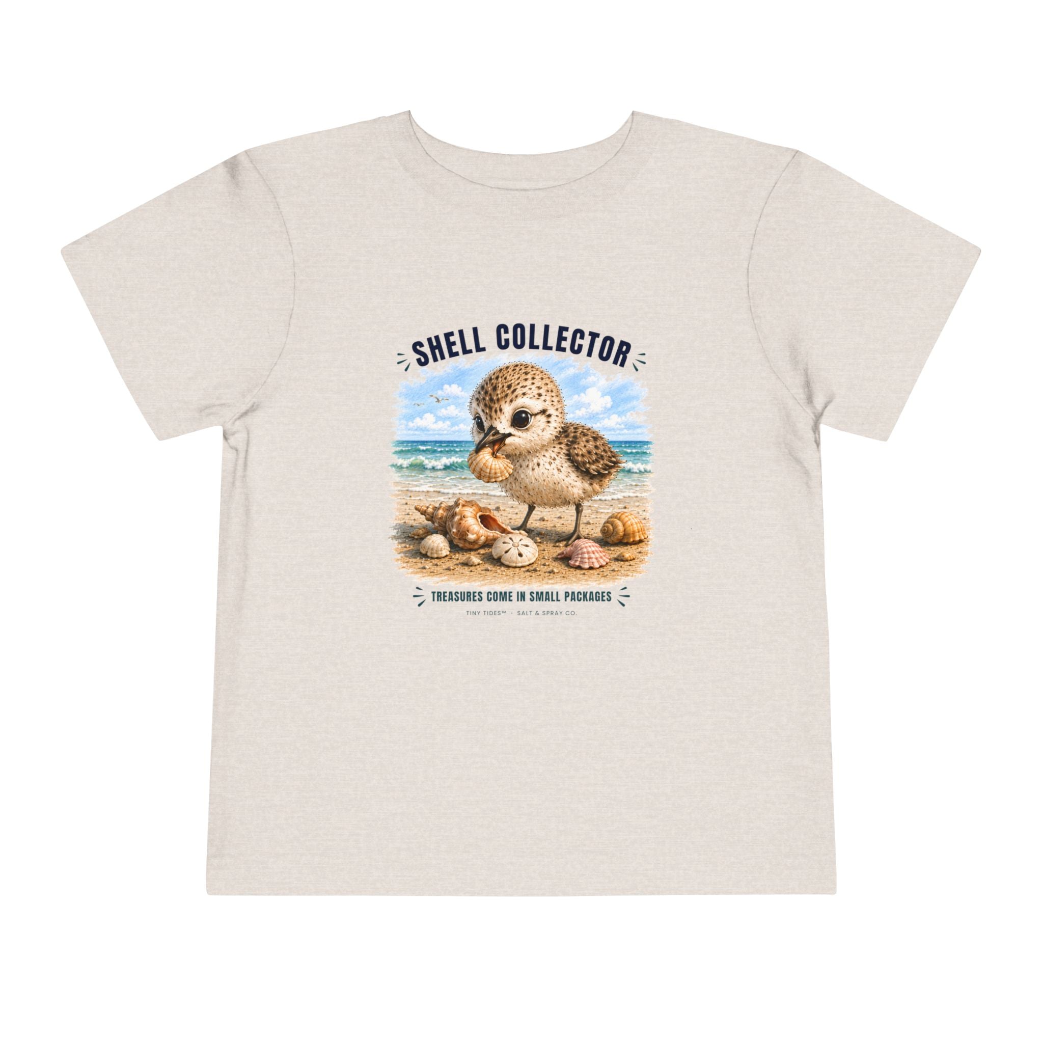 Toddler Tee – Shell Collector | Tiny Tides™ Collection | Salt & Spray Co.