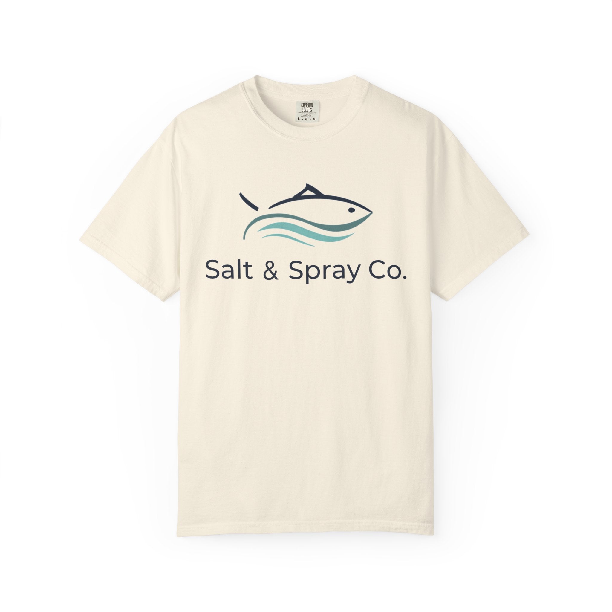 Salt & Spray Co. Coastal Logo T-Shirt — Gulf Coast Fishing & Beach Tee, Unisex