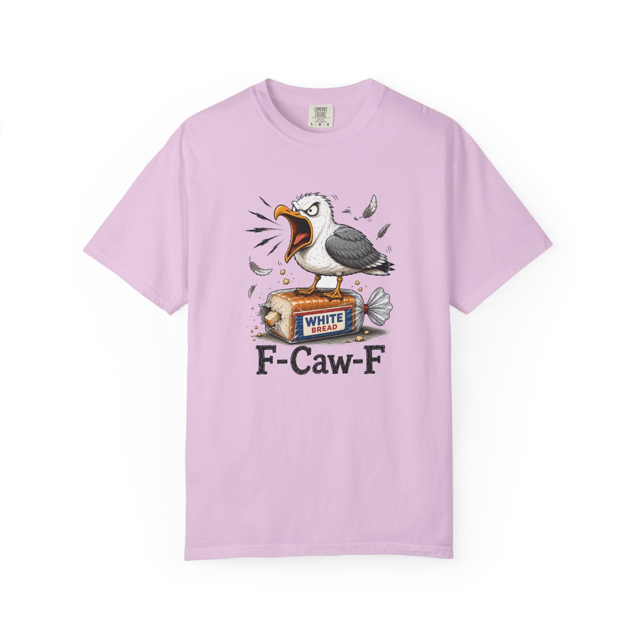 F-Caw-F Tee — Funny Angry Seagull T-Shirt