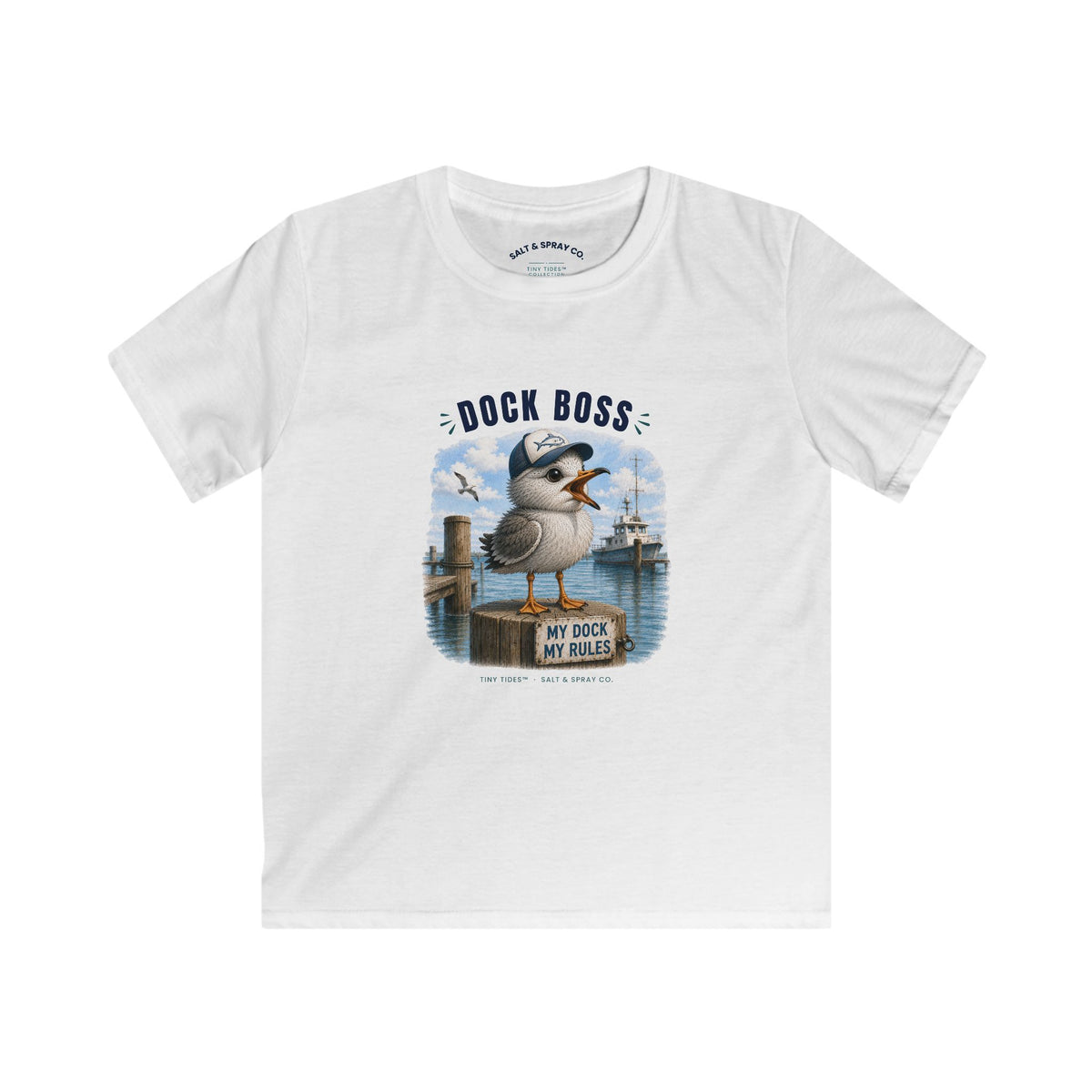 Kids Tee -- Dock Boss | Tiny Tides™ Collection | Salt & Spray Co.