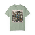 They Know Tee — Funny Seagull Surveillance T-Shirt