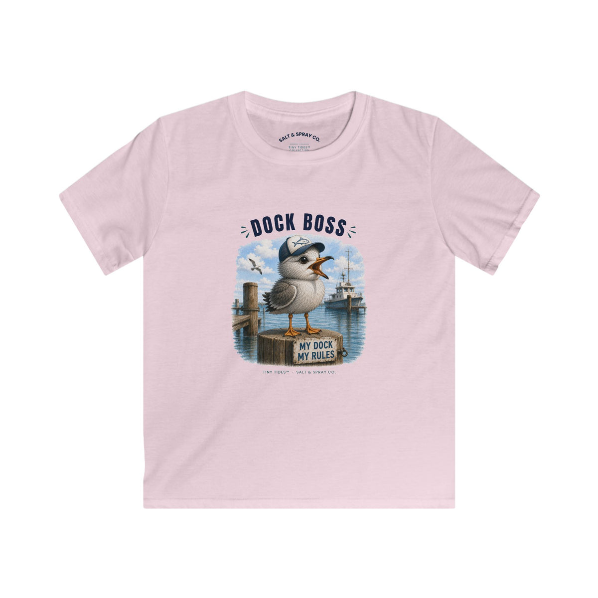 Kids Tee -- Dock Boss | Tiny Tides™ Collection | Salt & Spray Co.