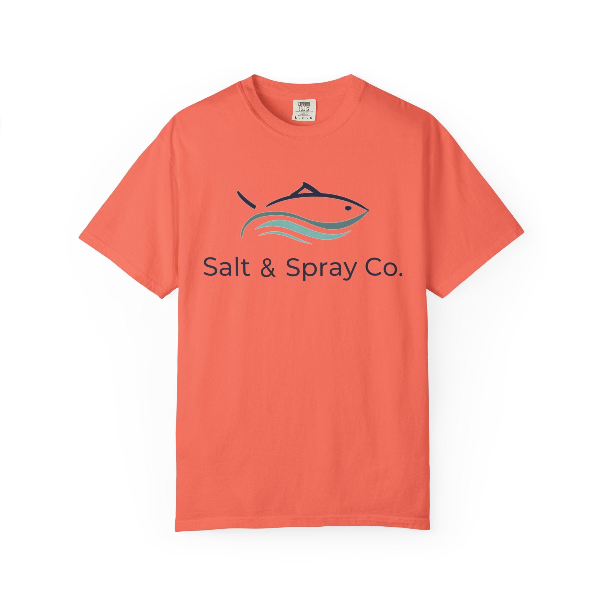 Salt & Spray Co. Coastal Logo T-Shirt — Gulf Coast Fishing & Beach Tee, Unisex