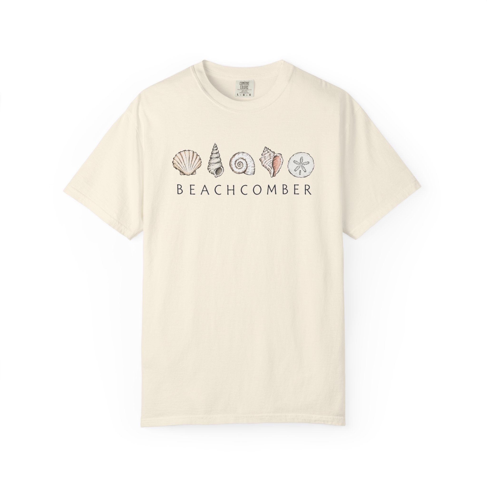Beachcomber Shells T-Shirt — Coastal Seashell Graphic Tee