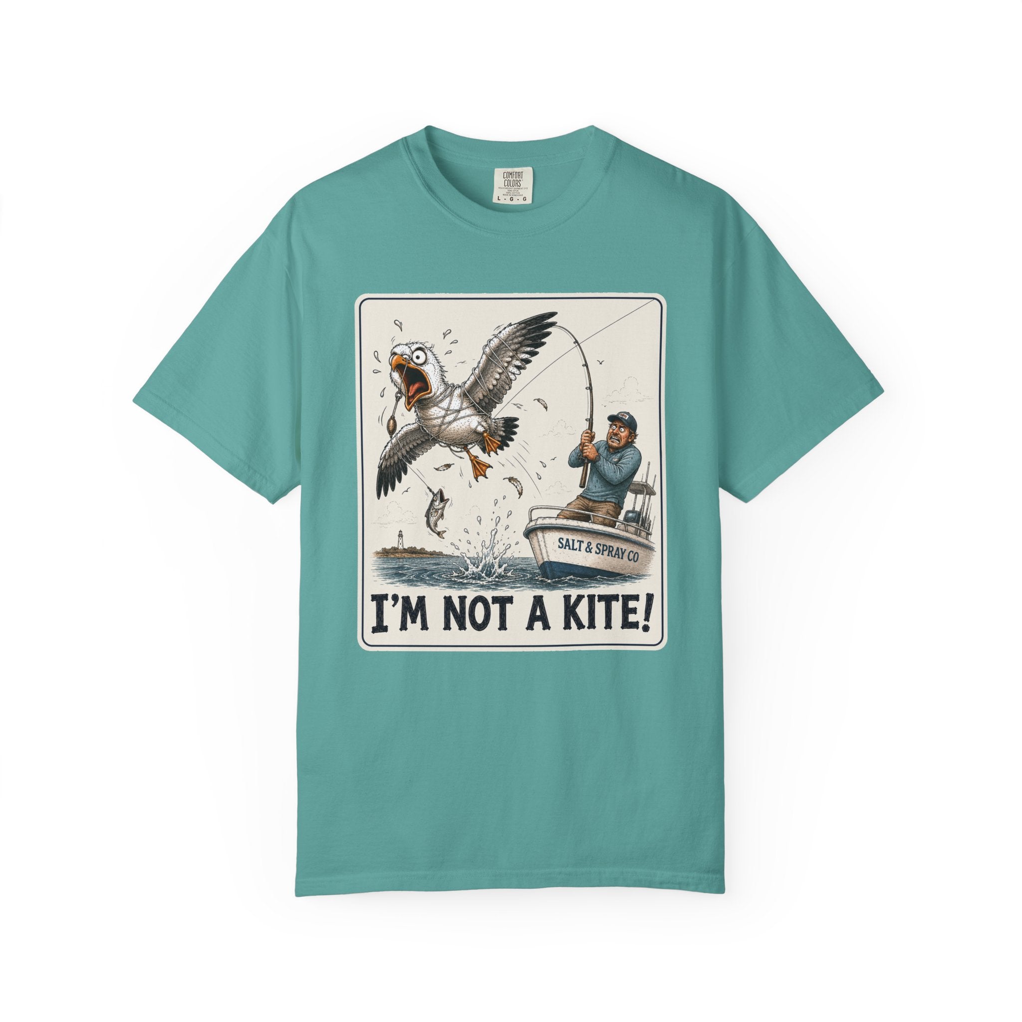 I'm Not a Kite Tee — Funny Tangled Seagull T-Shirt