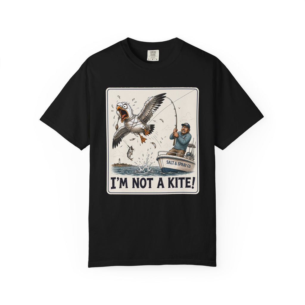 I'm Not a Kite Tee — Funny Tangled Seagull T-Shirt