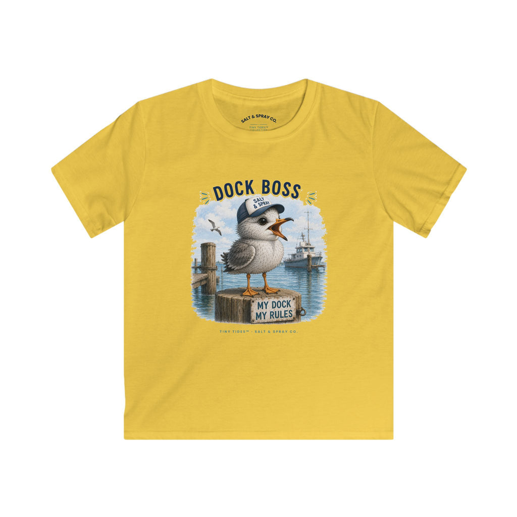 Kid Tee -- Dock Boss | Tiny Tides™ Collection | Salt & Spray Co.