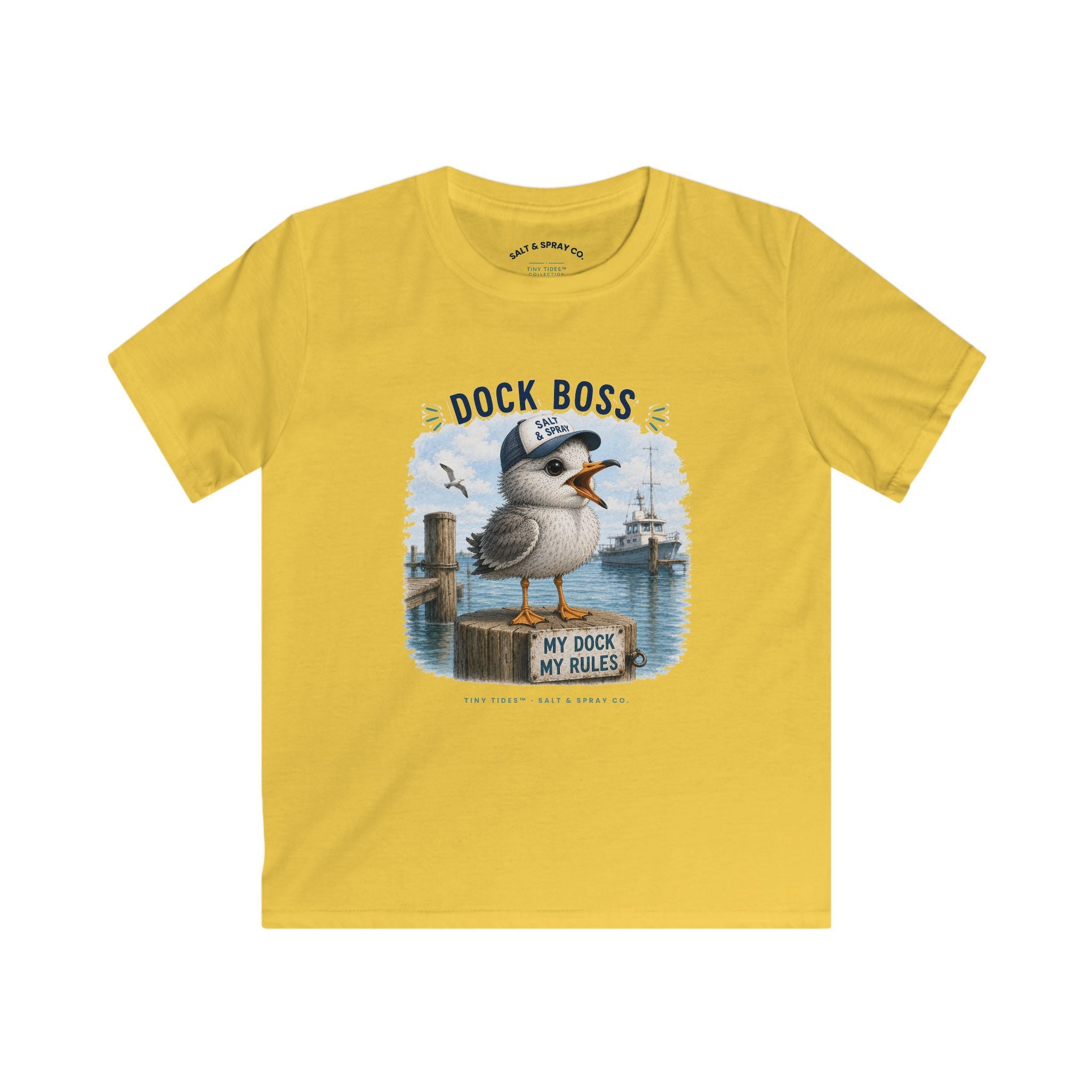 Kid Tee -- Dock Boss | Tiny Tides™ Collection | Salt & Spray Co.
