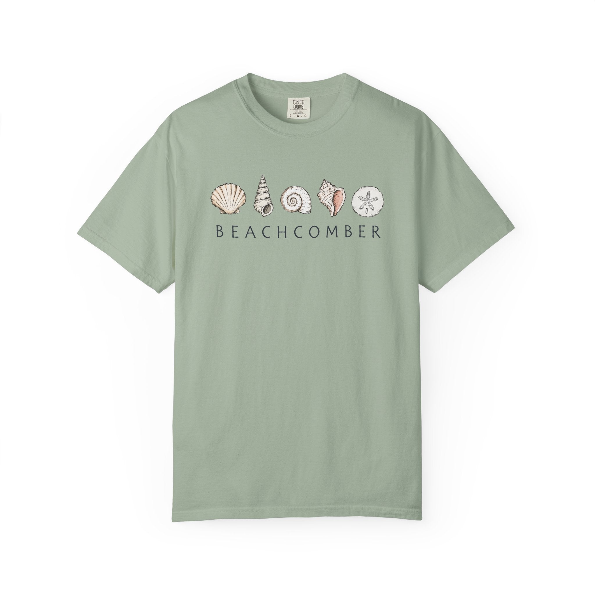 Beachcomber Shells T-Shirt — Coastal Seashell Graphic Tee