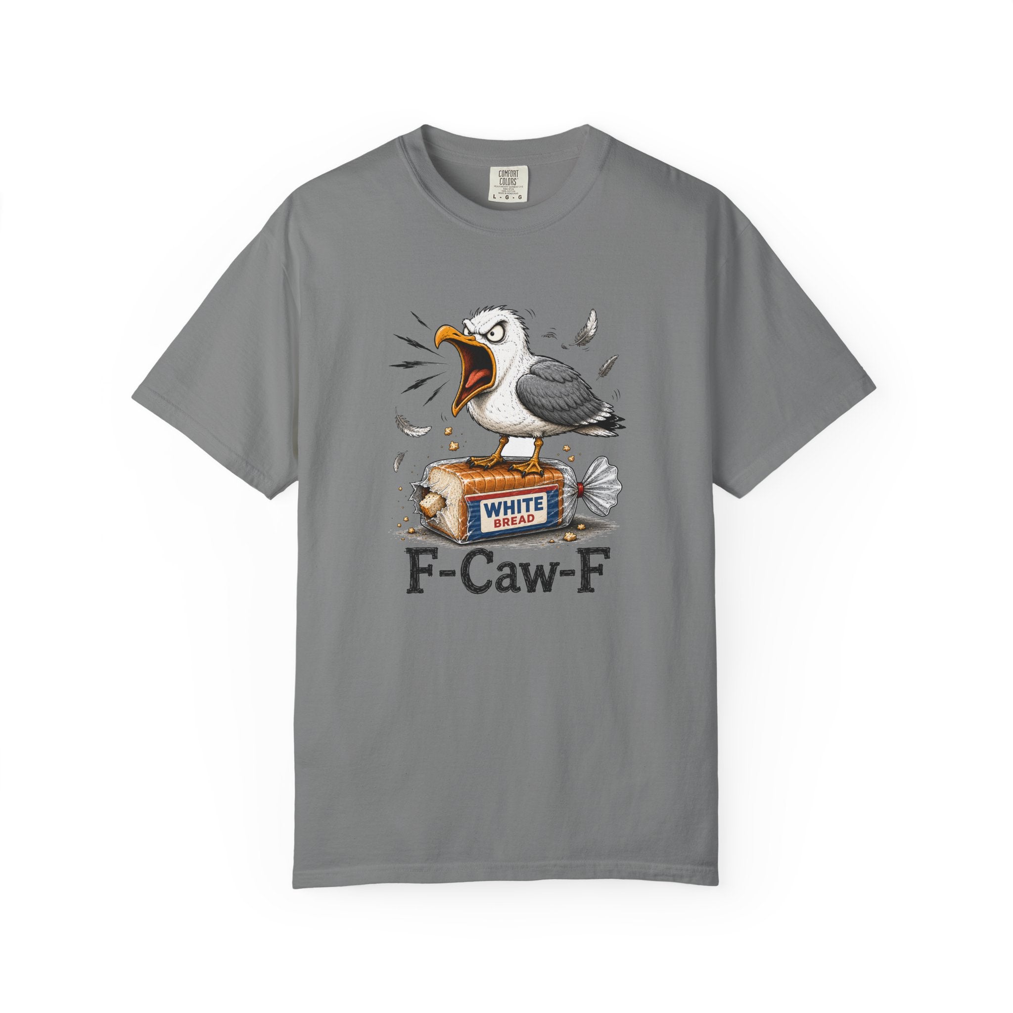 F-Caw-F Tee — Funny Angry Seagull T-Shirt