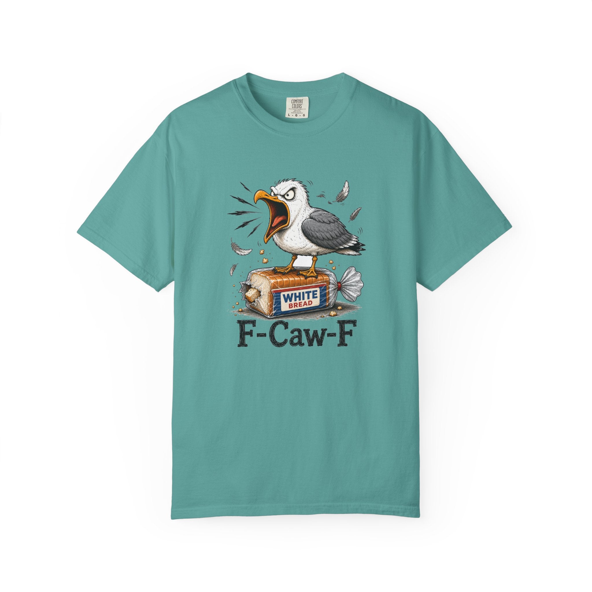 F-Caw-F Tee — Funny Angry Seagull T-Shirt