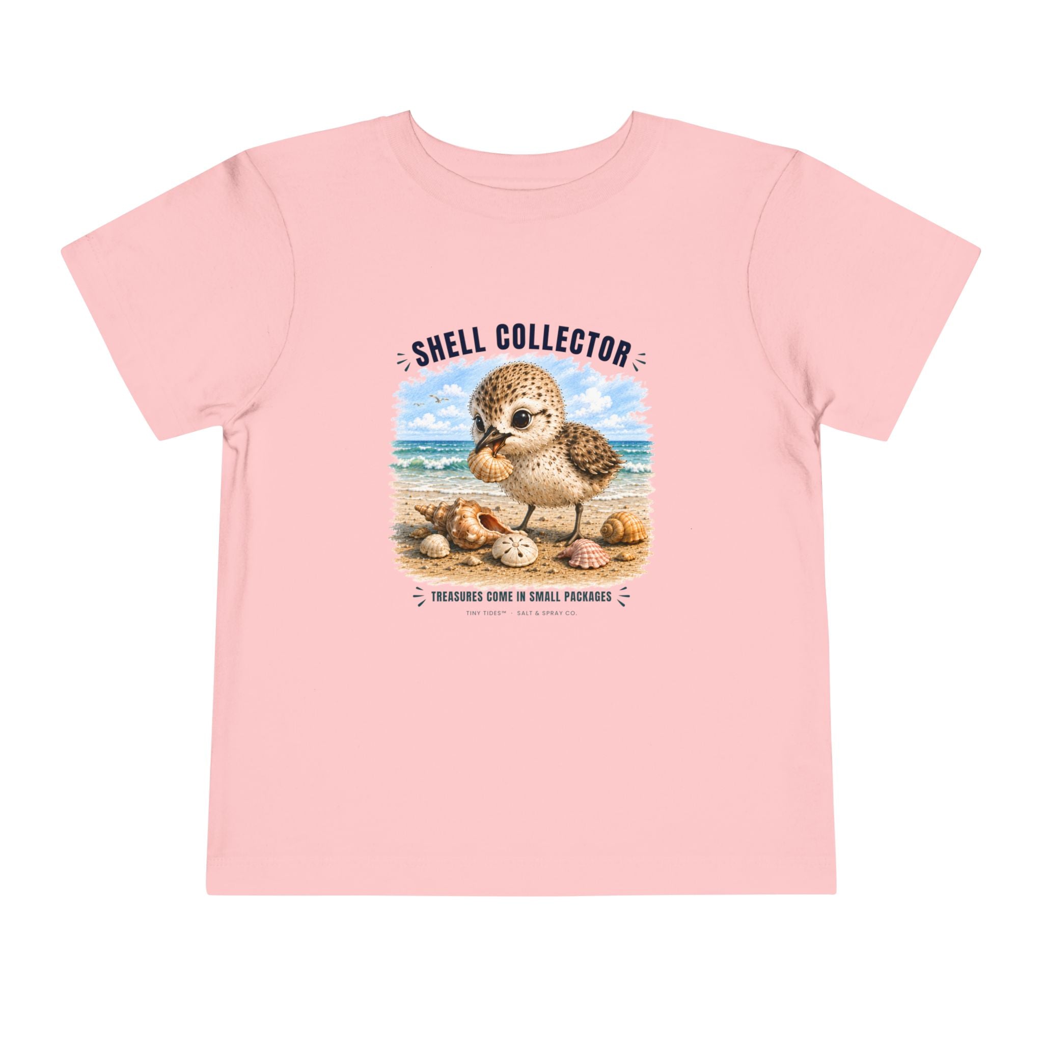 Toddler Tee – Shell Collector | Tiny Tides™ Collection | Salt & Spray Co.