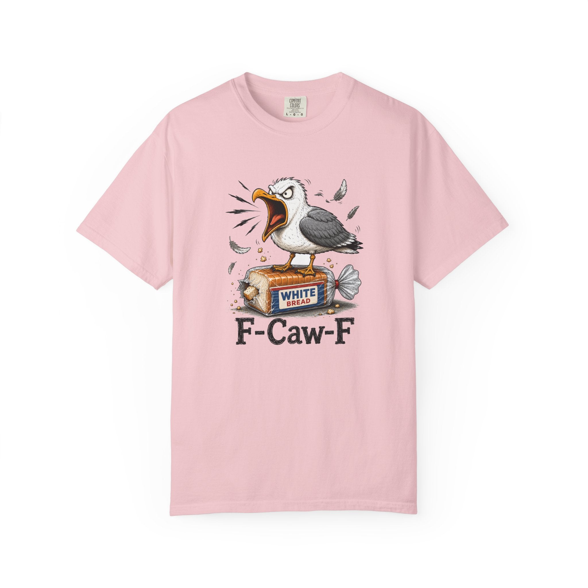 F-Caw-F Tee — Funny Angry Seagull T-Shirt