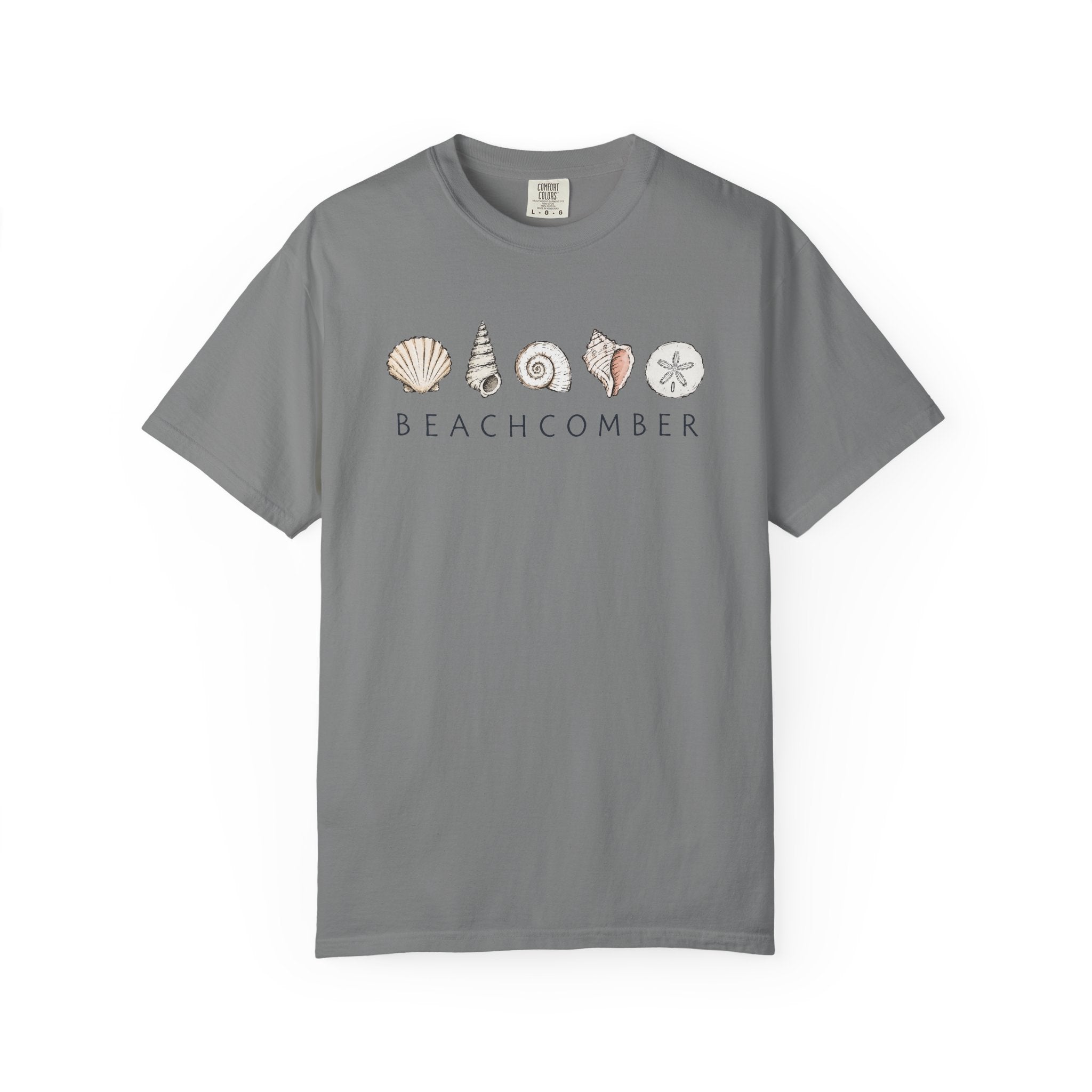 Beachcomber Shells T-Shirt — Coastal Seashell Graphic Tee