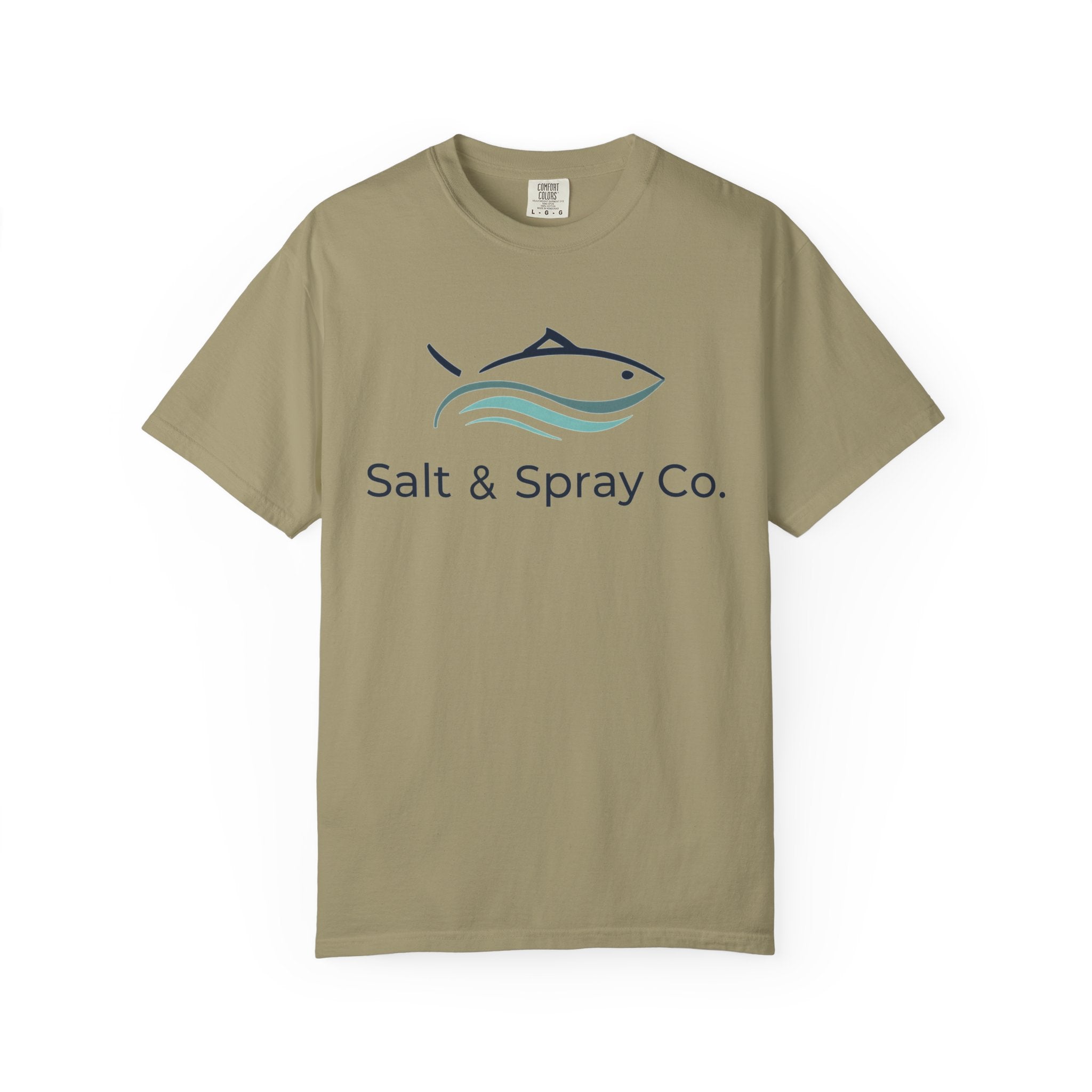 Salt & Spray Co. Coastal Logo T-Shirt — Gulf Coast Fishing & Beach Tee, Unisex