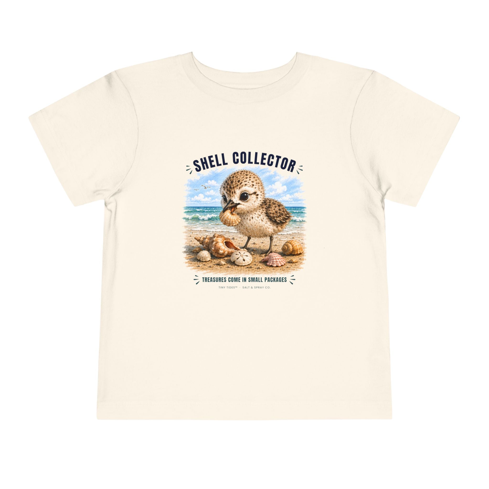 Toddler Tee – Shell Collector | Tiny Tides™ Collection | Salt & Spray Co.