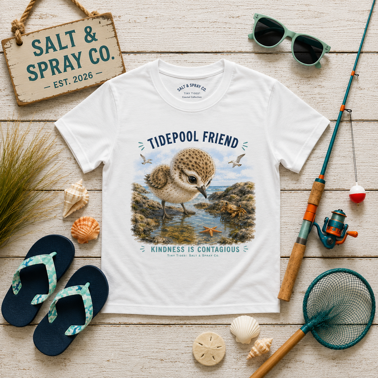 Kids Tee -- Tidepool Friend | Tiny Tides™ Collection | Salt & Spray Co.