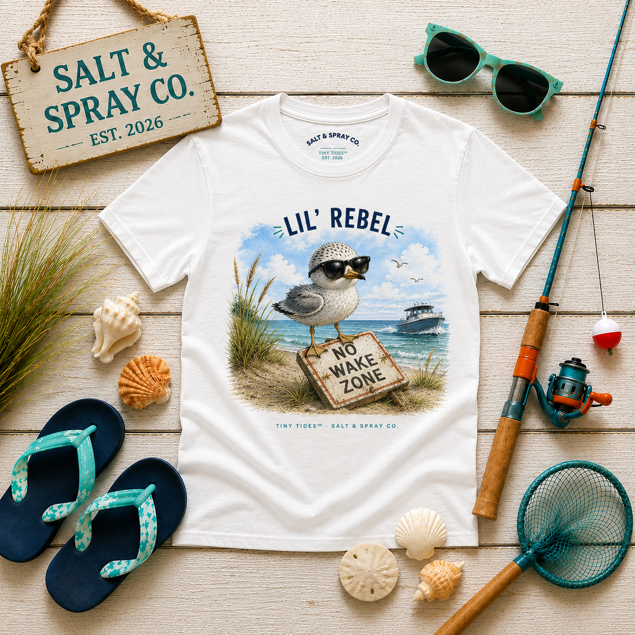Kids Tee -- Lil' Rebel | Tiny Tides™ Collection | Salt & Spray Co.