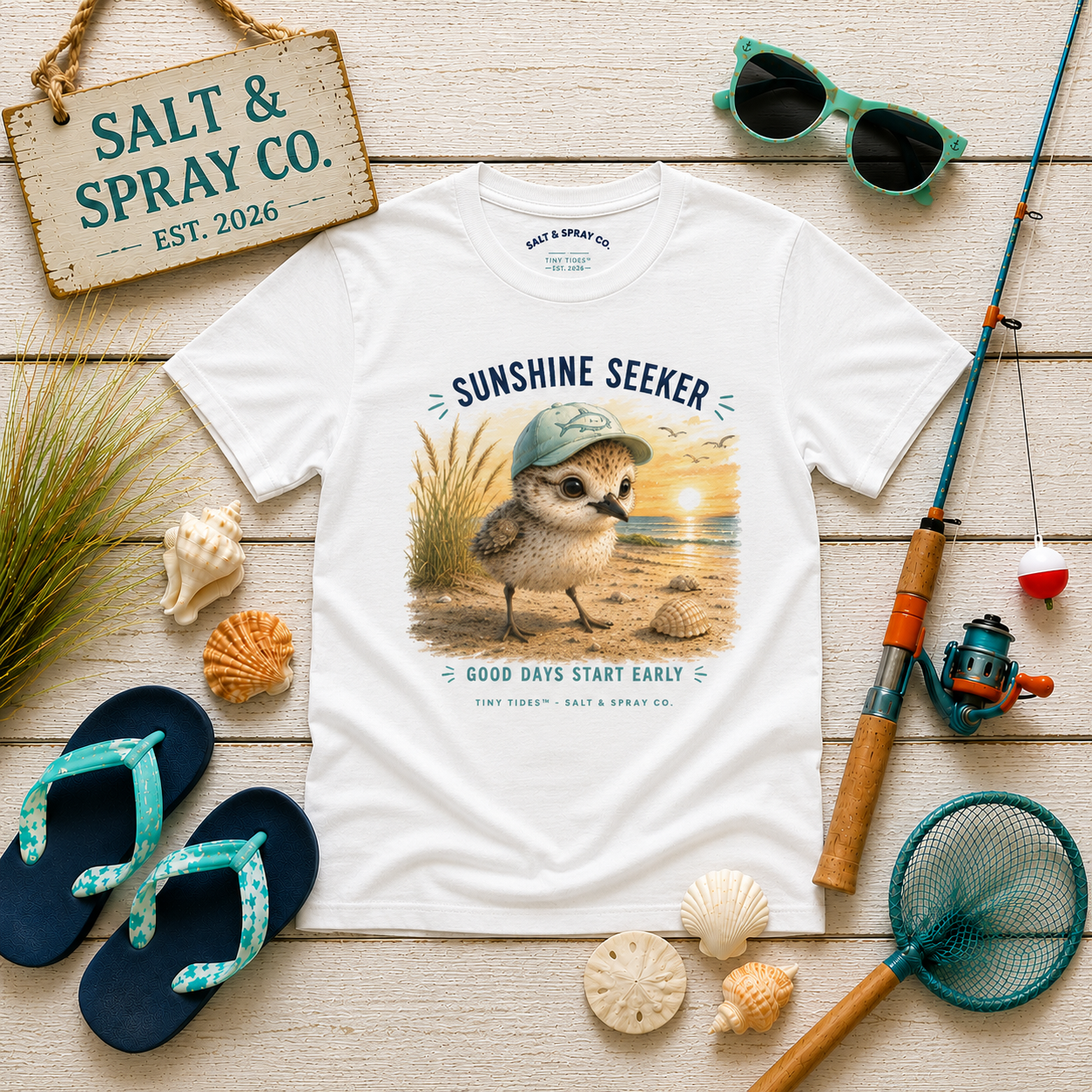 Toddler Tee -- Sunshine Seeker | Tiny Tides™ Collection | Salt & Spray Co.