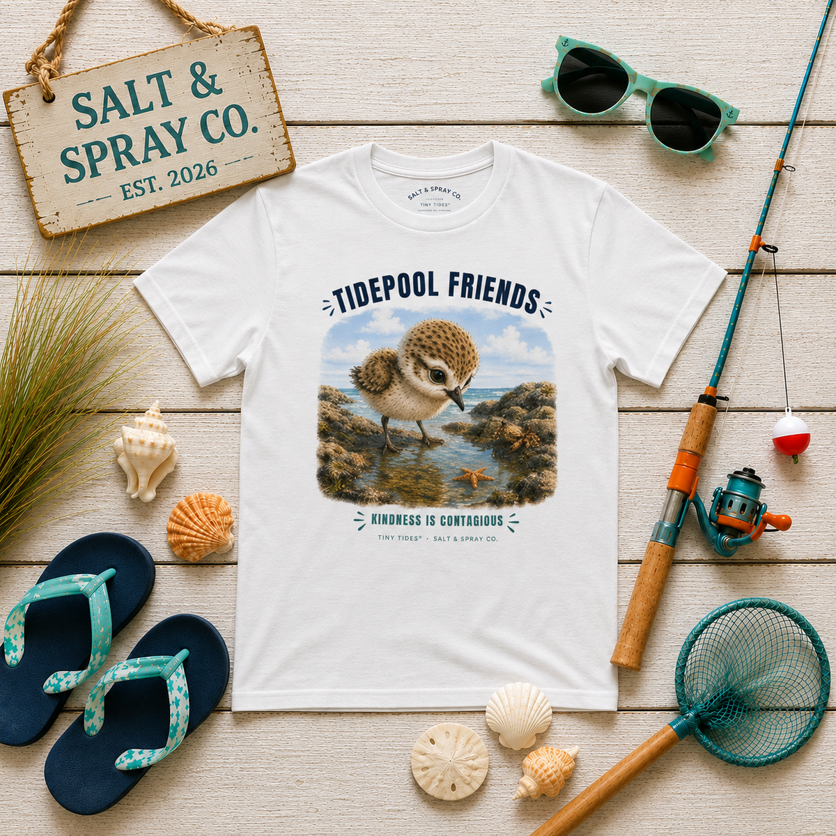 Kids Tee -- Tidepool Friends | Tiny Tides™ Collection | Salt & Spray Co.