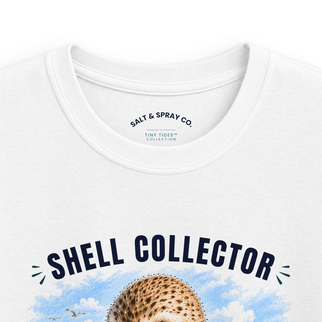 Kids Tee – Shell Collector | Tiny Tides™ Collection | Salt & Spray Co.