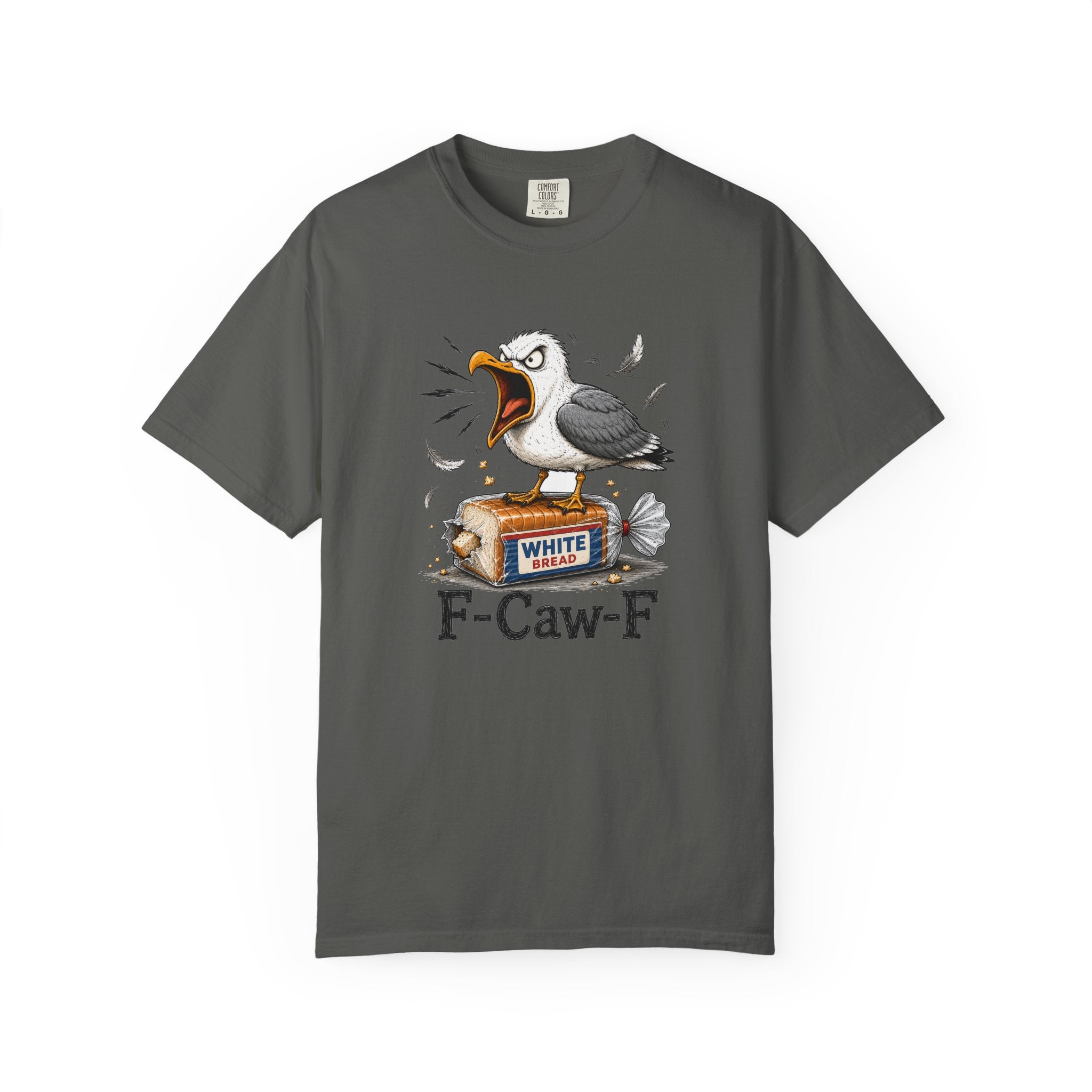 F-Caw-F Tee — Funny Angry Seagull T-Shirt