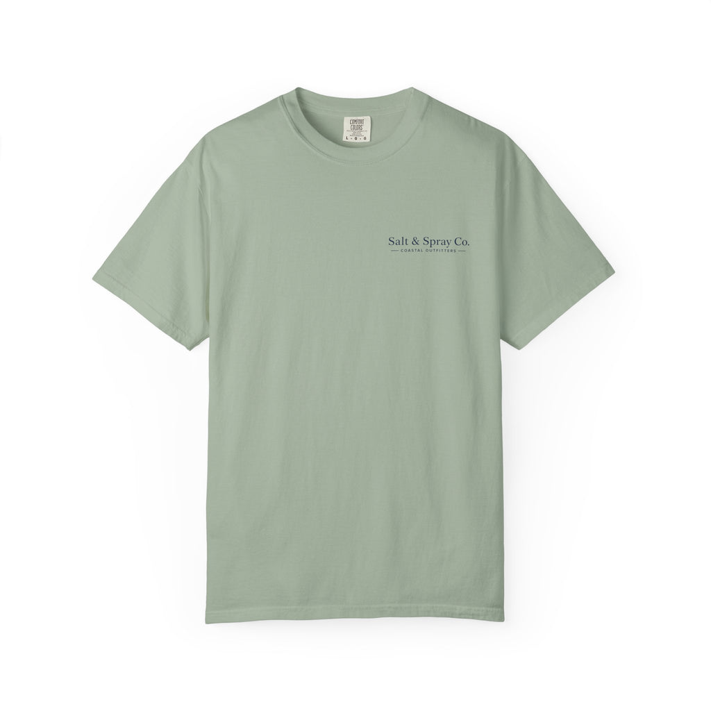 Estes Flats Nautical Chart Tee — Follow the Grass Line