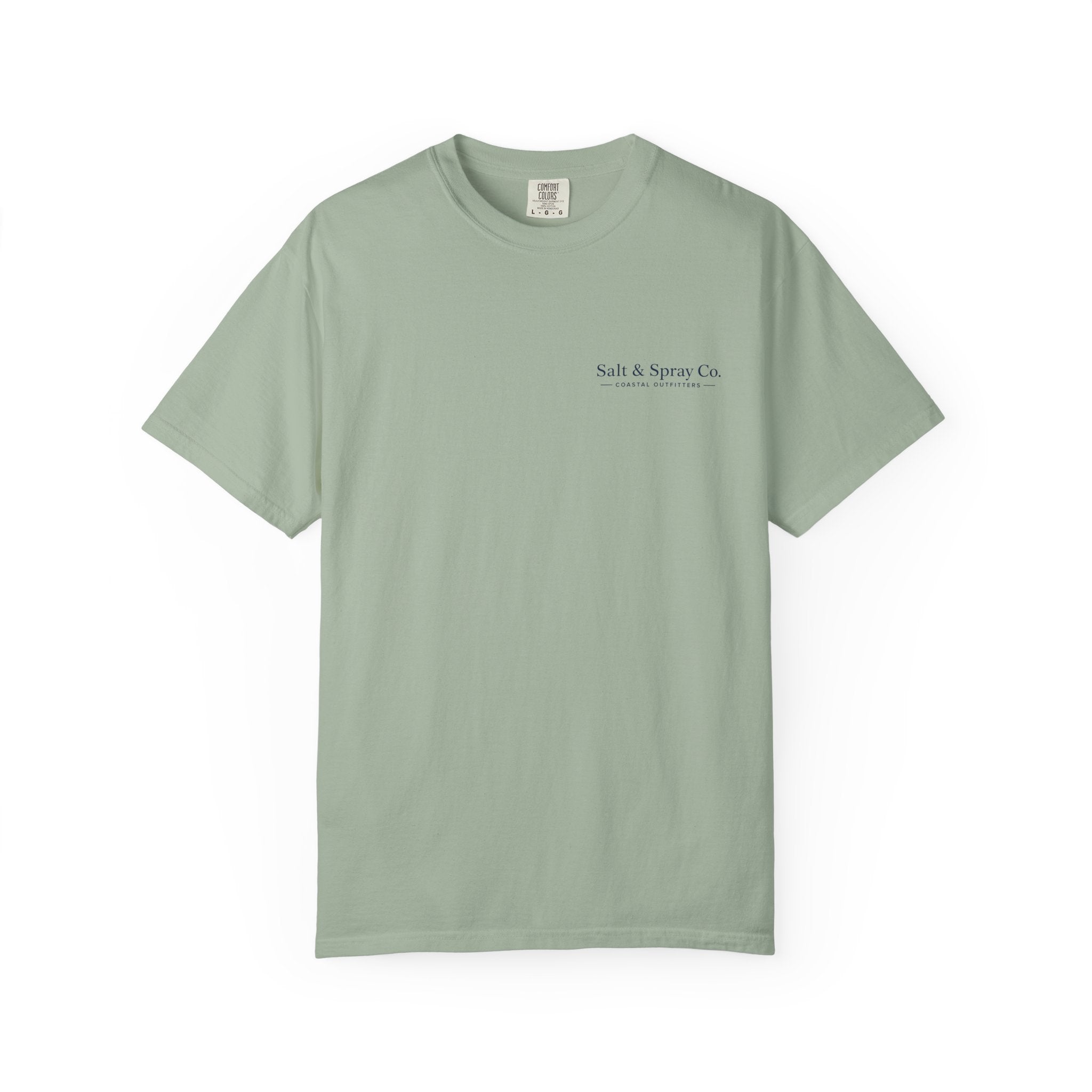 Estes Flats Nautical Chart Tee — Follow the Grass Line