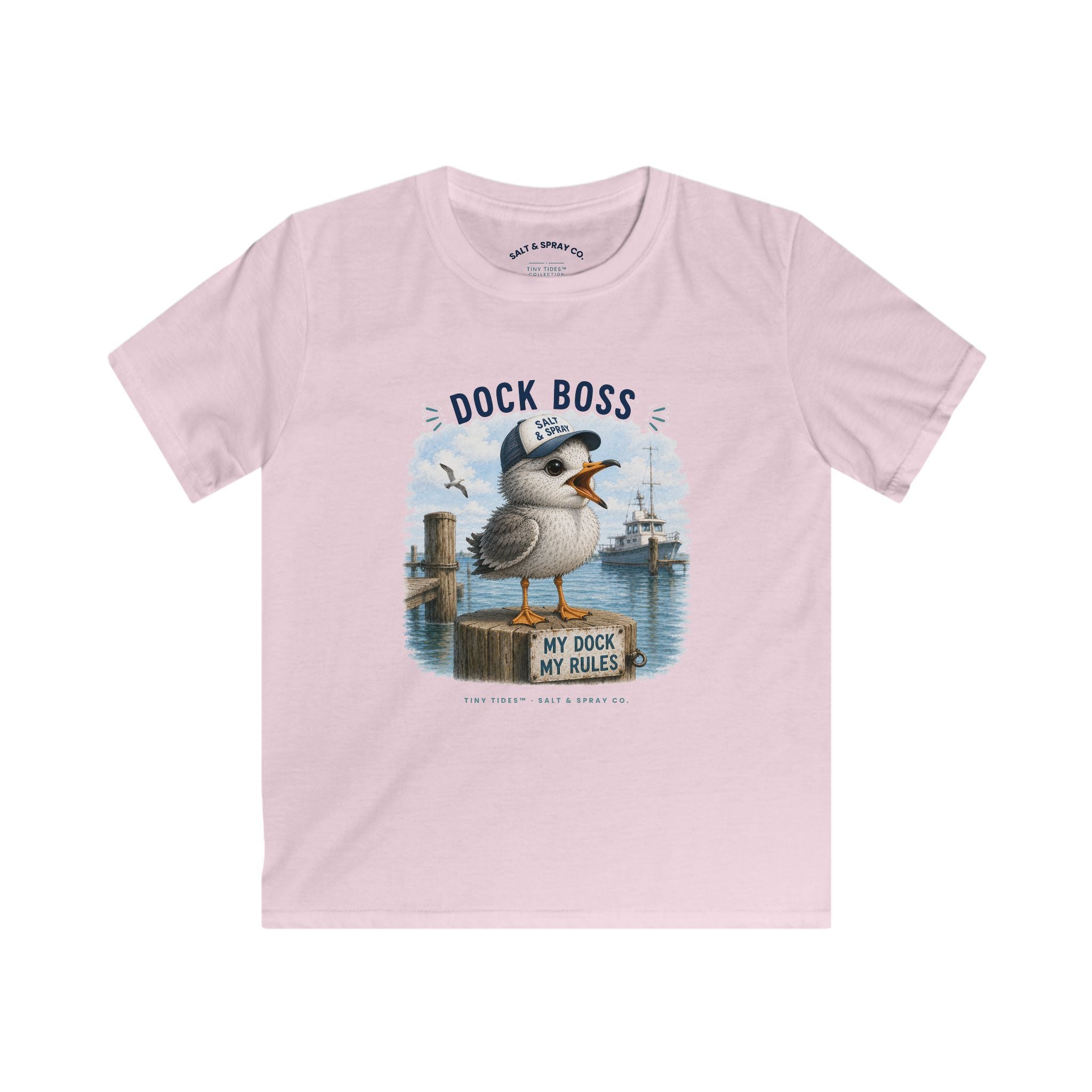 Kid Tee -- Dock Boss | Tiny Tides™ Collection | Salt & Spray Co.