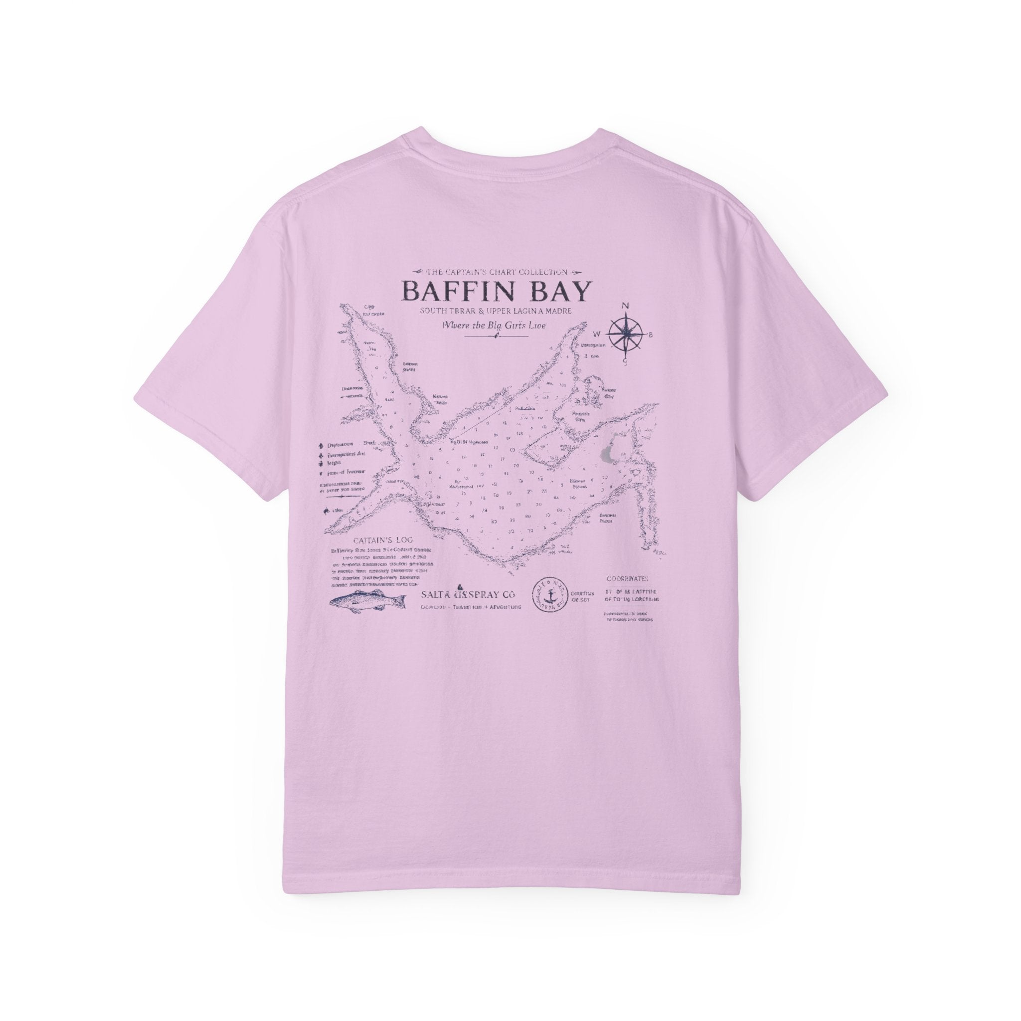 Baffin Bay Nautical Chart Tee — Where the Big Girls Live