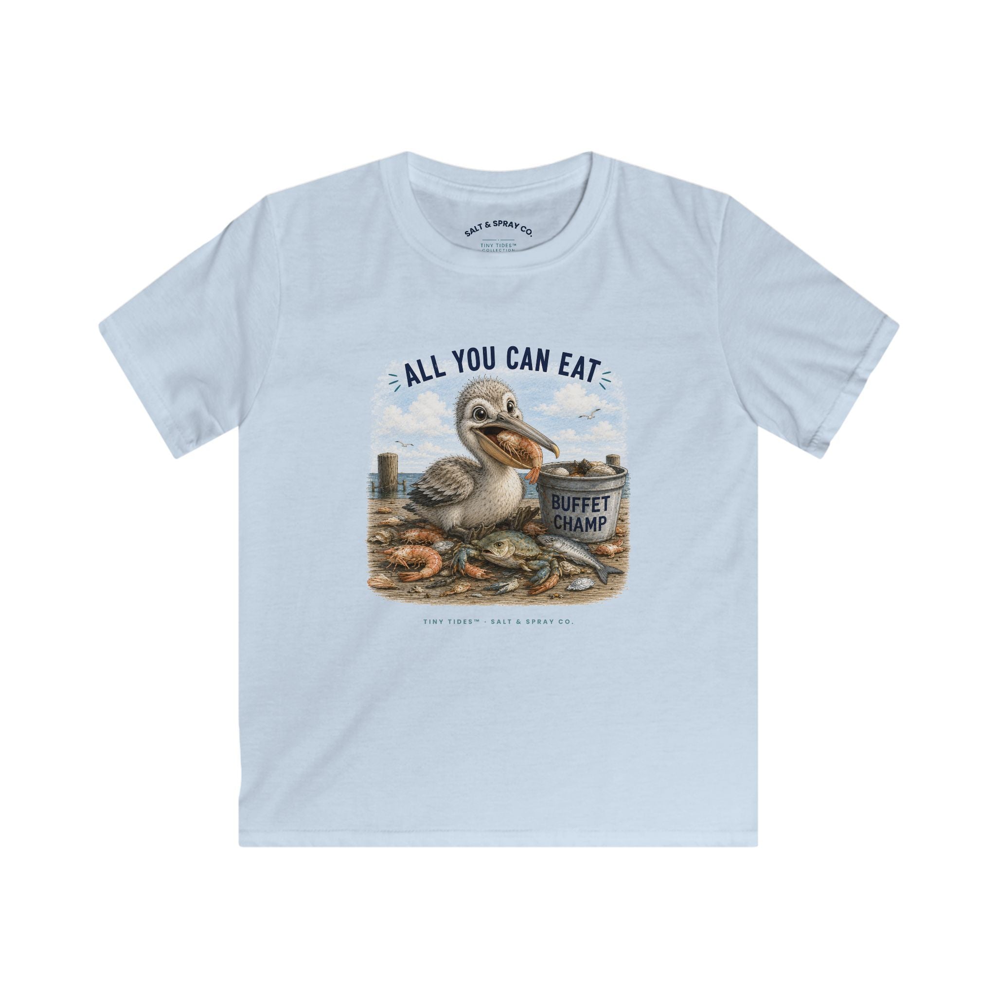 Kids Tee – All You Can Eat | Tiny Tides™ Collection | Salt & Spray Co.