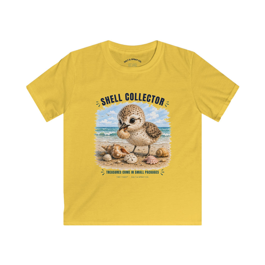 Kids Tee – Shell Collector | Tiny Tides™ Collection | Salt & Spray Co.