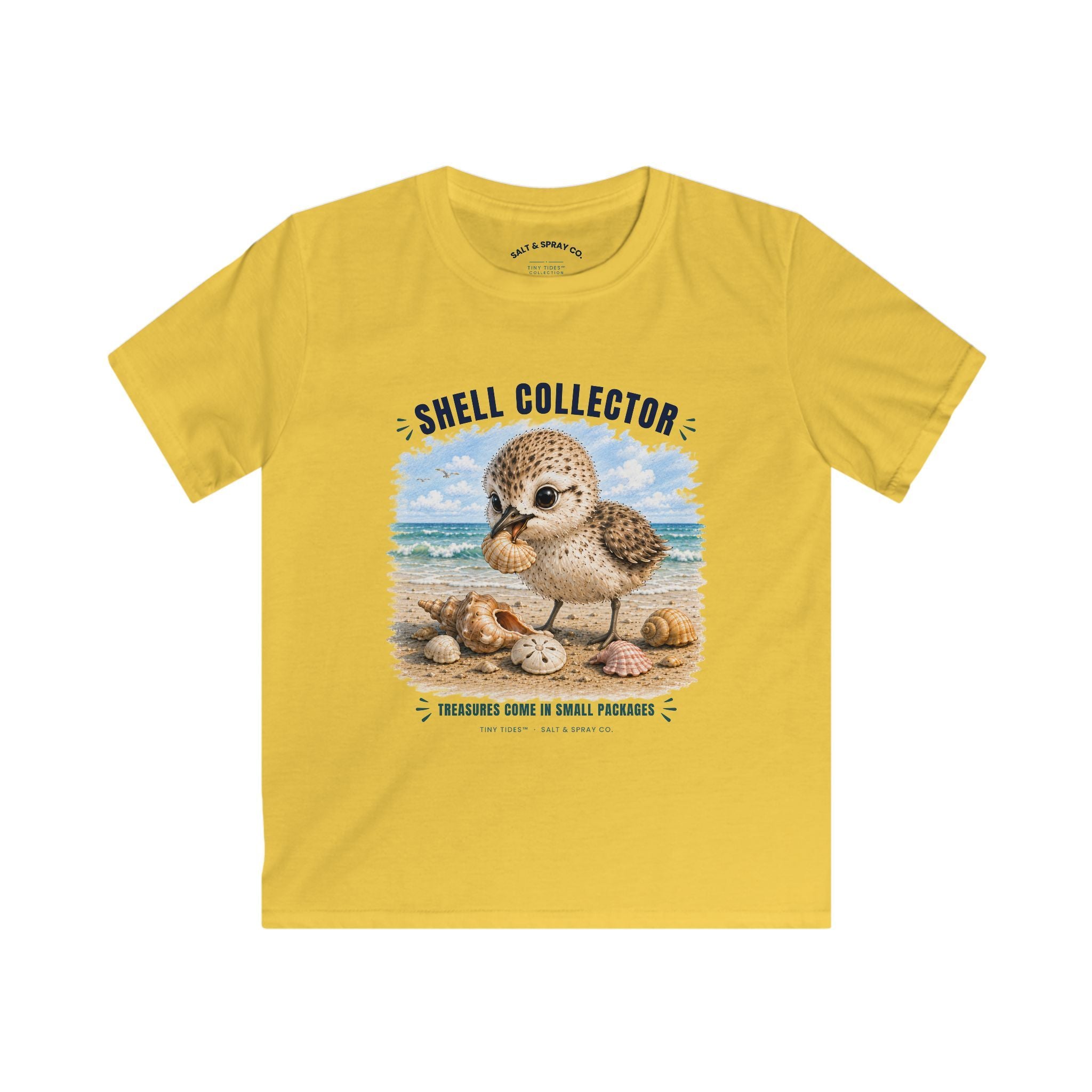 Kids Tee – Shell Collector | Tiny Tides™ Collection | Salt & Spray Co.