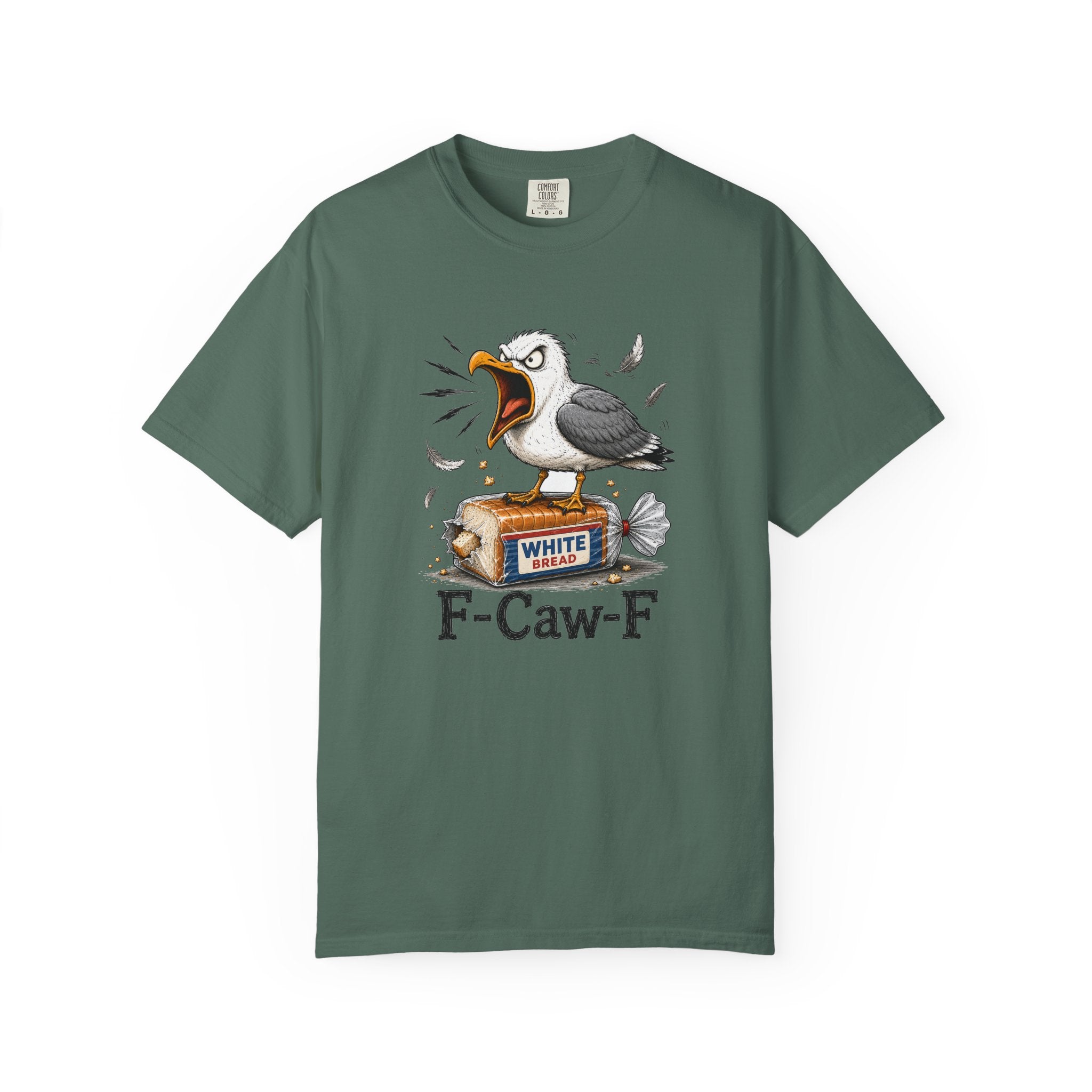 F-Caw-F Tee — Funny Angry Seagull T-Shirt