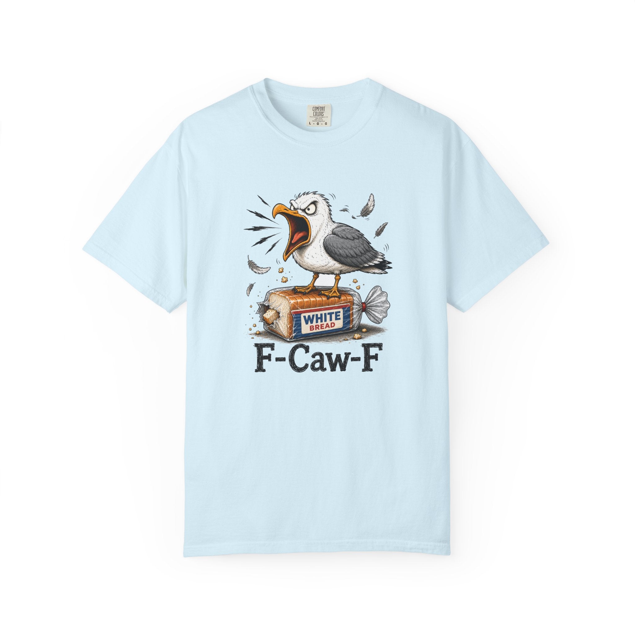 F-Caw-F Tee — Funny Angry Seagull T-Shirt