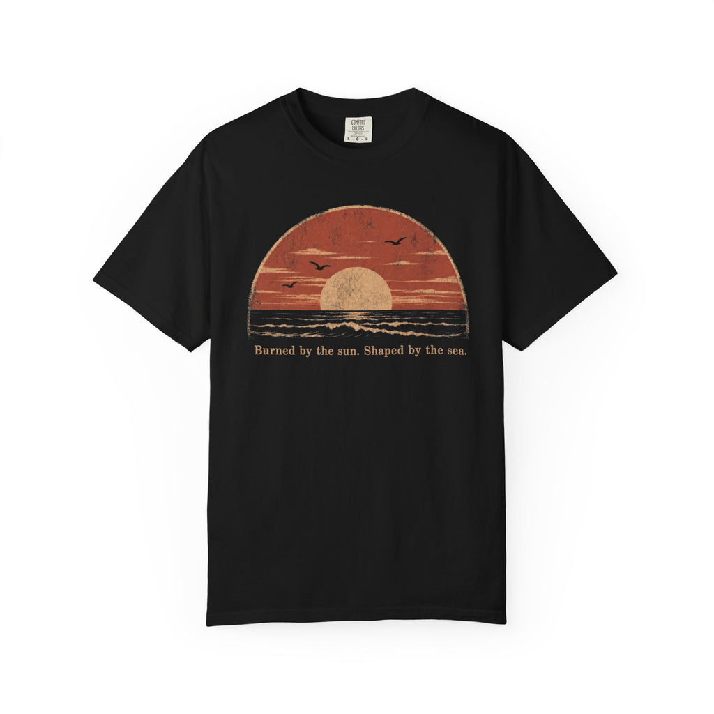 Burned by the Sun Tee — Vintage Coastal Sunset T-Shirt