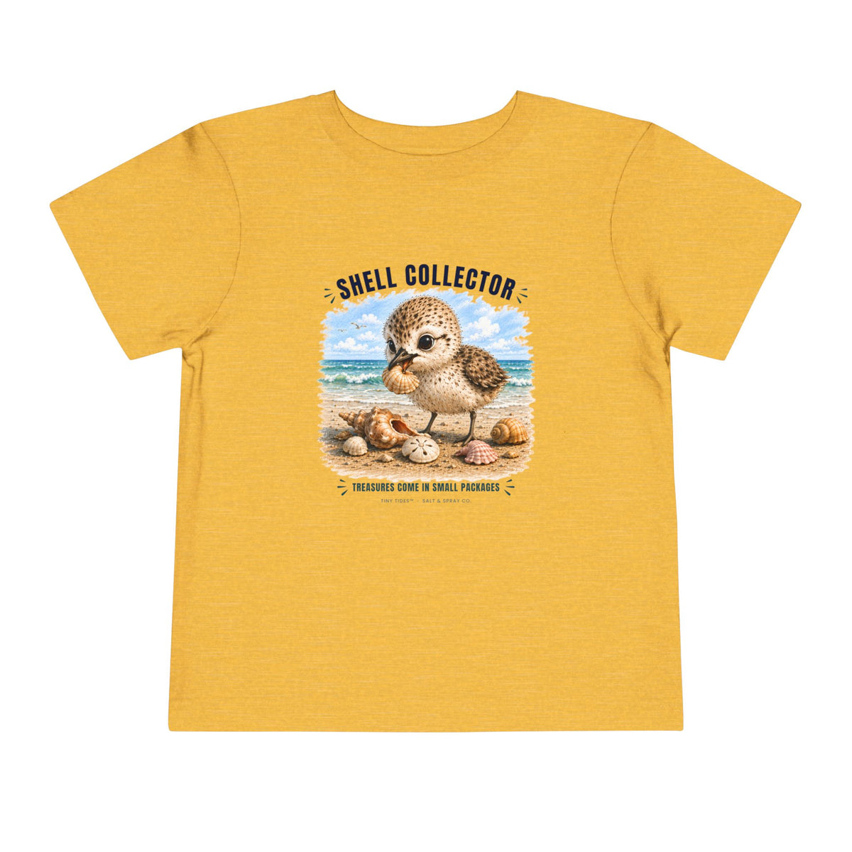 Toddler Tee – Shell Collector | Tiny Tides™ Collection | Salt & Spray Co.