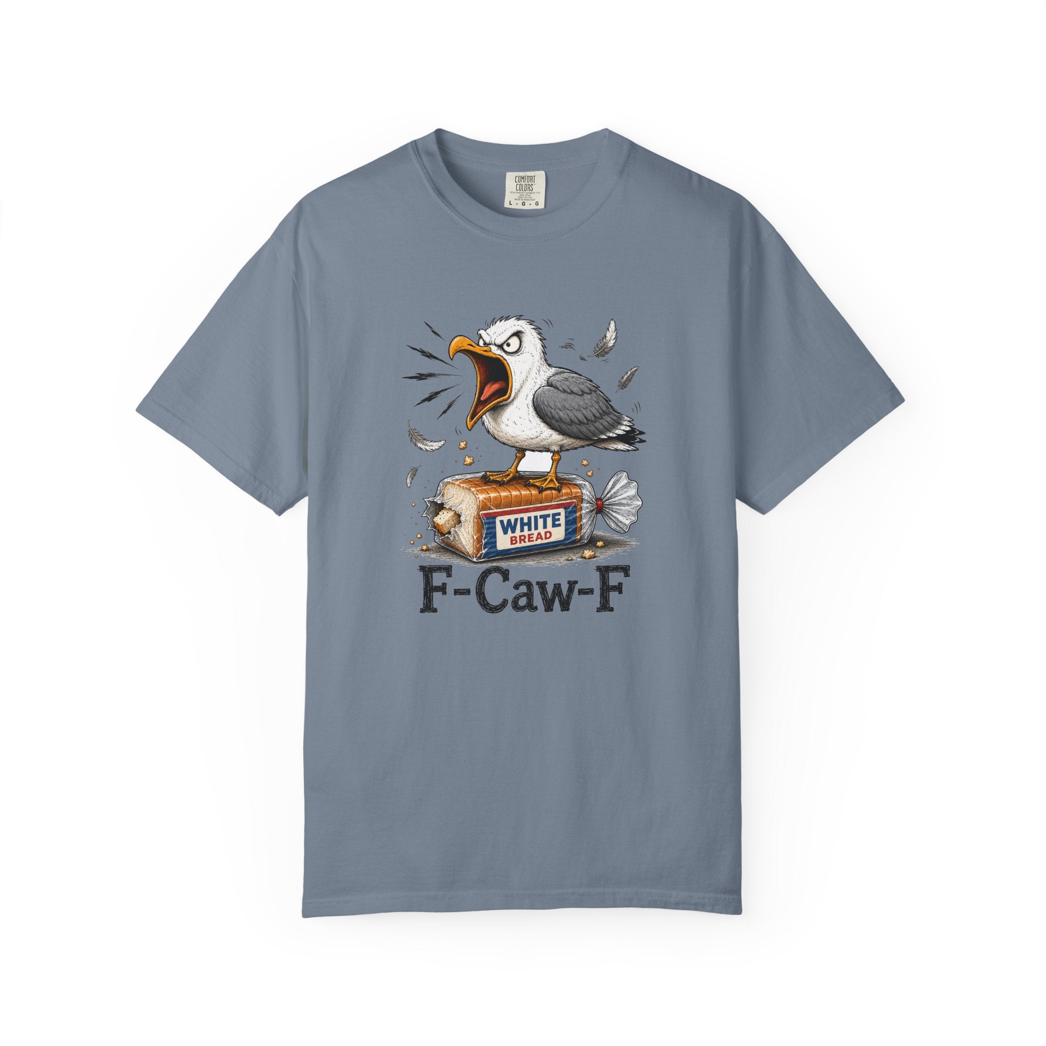 F-Caw-F Tee — Funny Angry Seagull T-Shirt