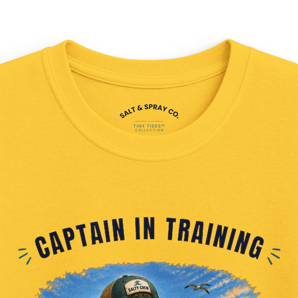 Kids Tee – Captain in Training | Tiny Tides™ Collection | Salt & Spray Co.
