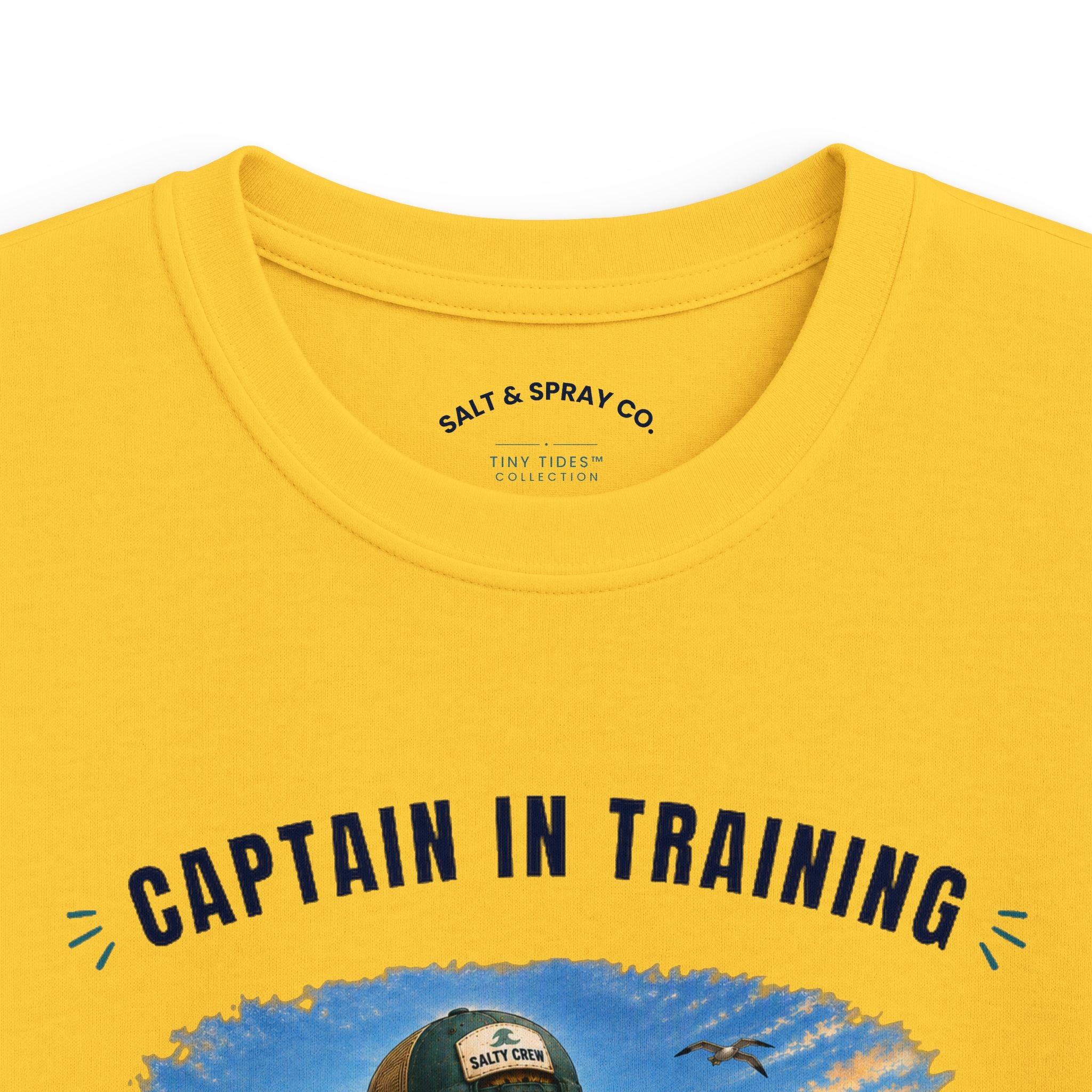 Kids Tee – Captain in Training | Tiny Tides™ Collection | Salt & Spray Co.