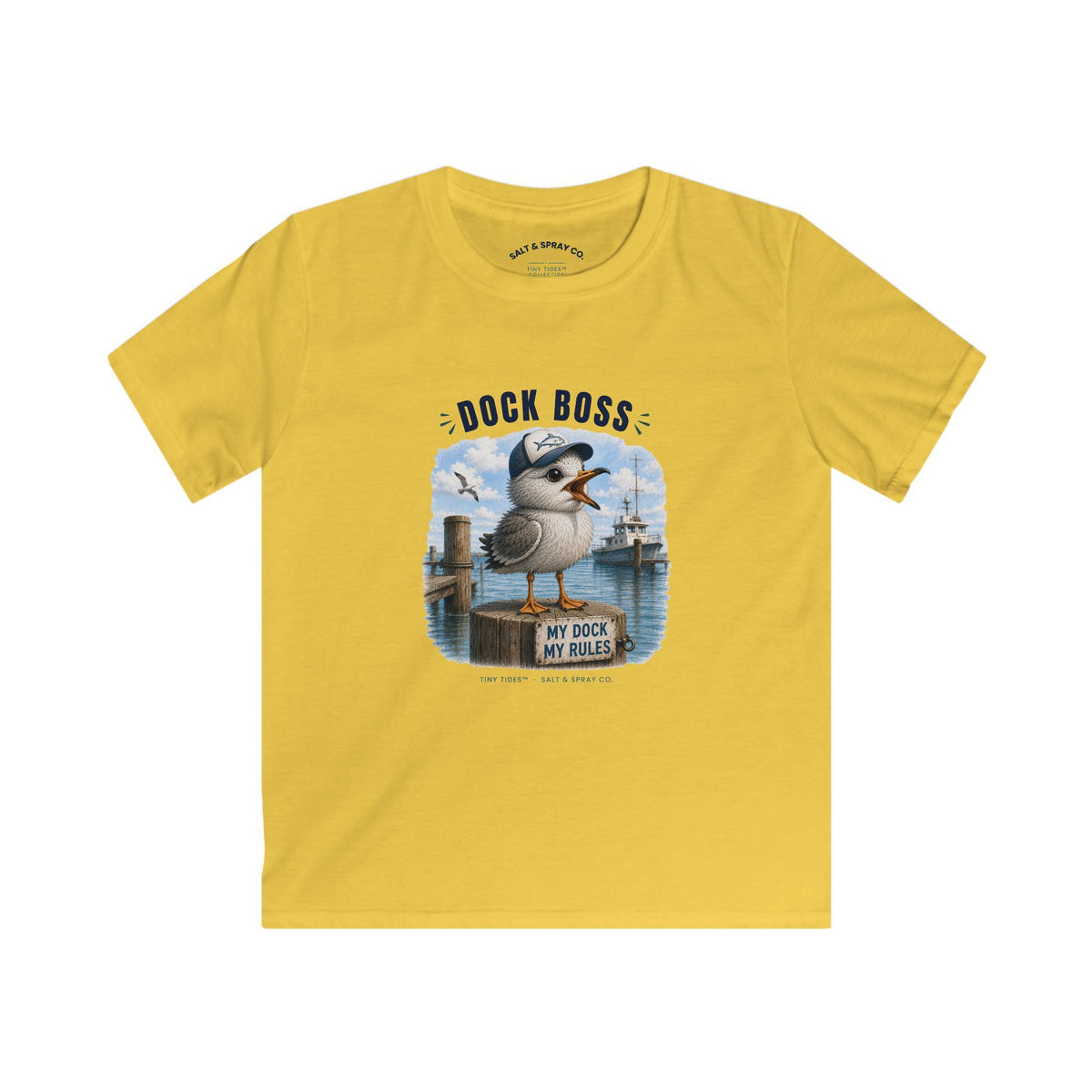 Kids Tee -- Dock Boss | Tiny Tides™ Collection | Salt & Spray Co.