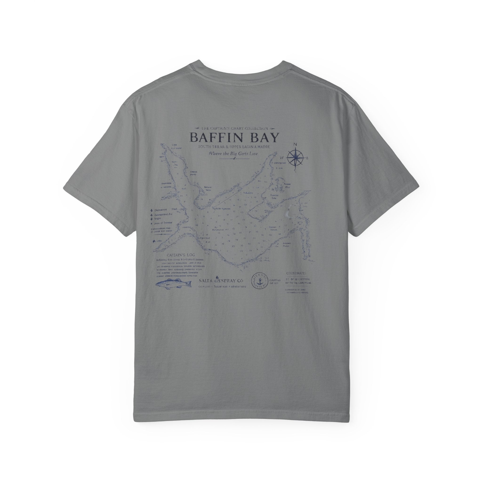 Baffin Bay Nautical Chart Tee — Where the Big Girls Live