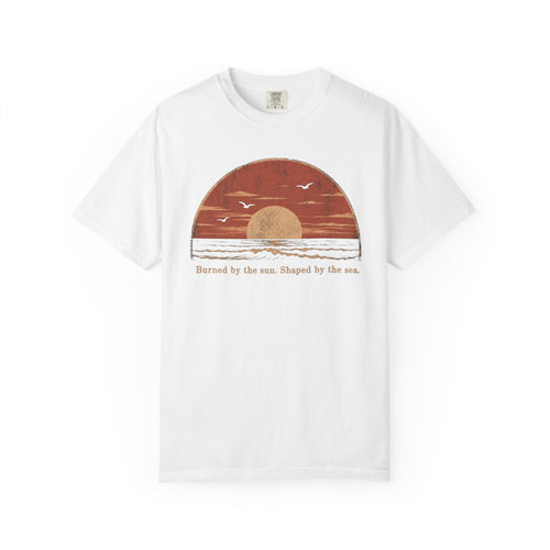 Burned by the Sun Tee — Vintage Coastal Sunset T-Shirt