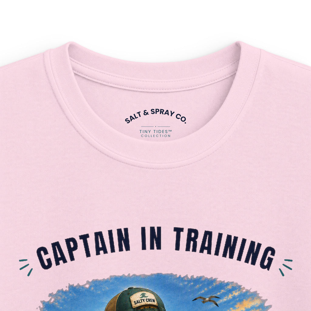 Kids Tee – Captain in Training | Tiny Tides™ Collection | Salt & Spray Co.
