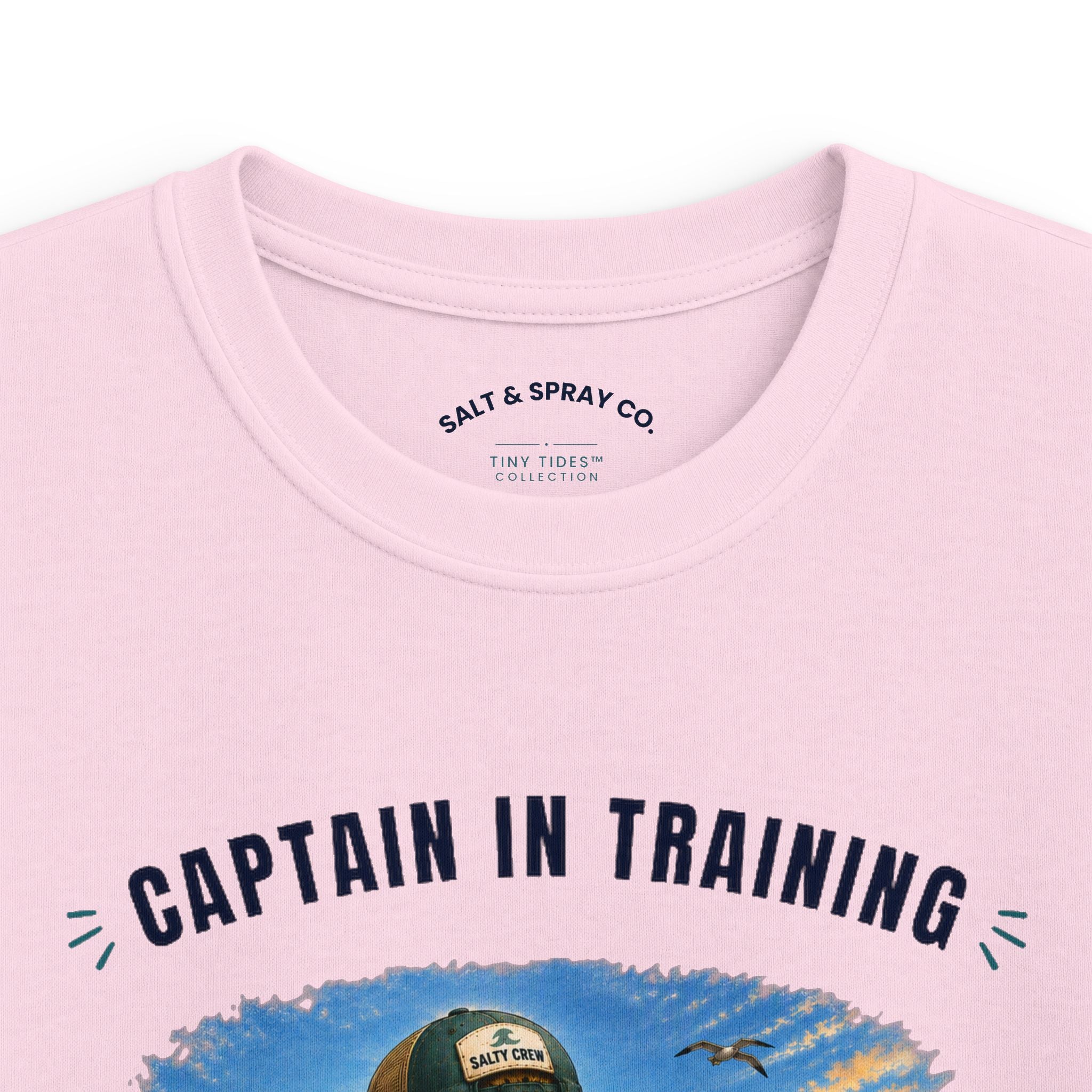 Kids Tee – Captain in Training | Tiny Tides™ Collection | Salt & Spray Co.