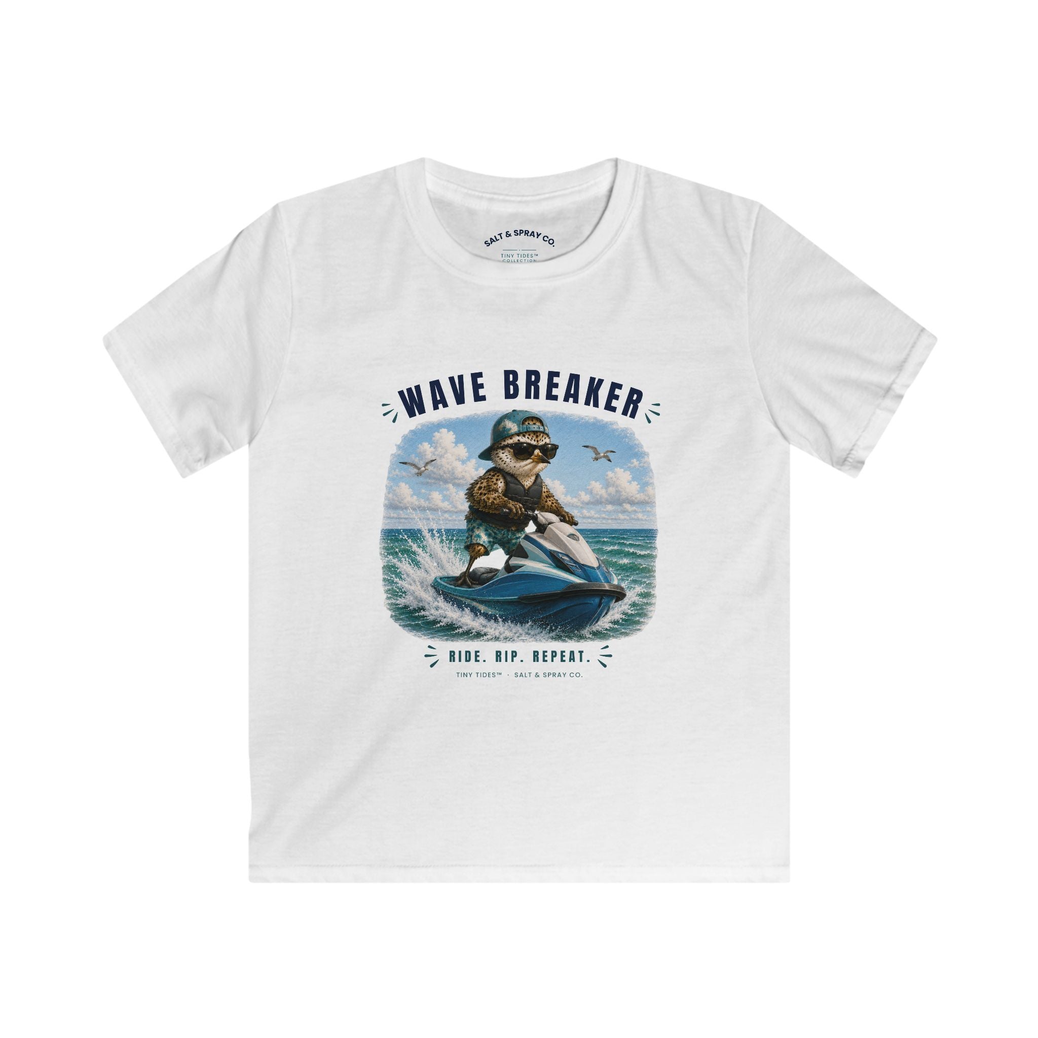 Kids Tee -- Wave Breaker | Tiny Tides™ Collection | Salt & Spray Co.
